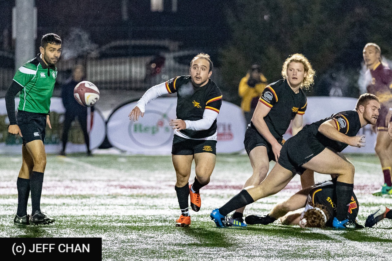 Riley Di NARDO - Collin SMIBERT -  Université Concordia - University of Guelph - Rugby - CANUMENS 2019 - Concordia U vs U Guelph - by Jeff Chan (#CANUMENS1904) Photo by: Jeff Chan | Siuxy Sports 2019-11-20