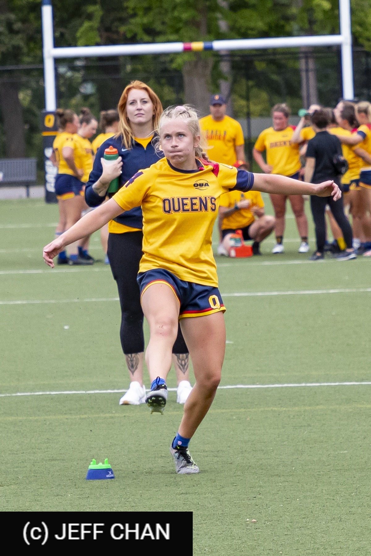  Queen's University - University of Toronto - Rugby - OUA 2023 Queen's (W) vs Toronto (#OUW23QWUT09) Photo by: Jeff Chan | Siuxy Sports 2023-09-09