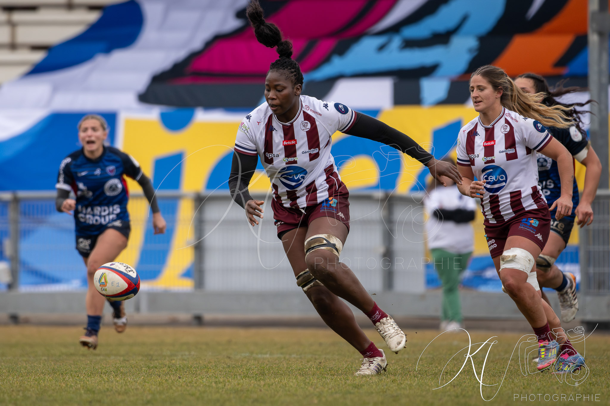  FC Grenoble Rugby - Stade Bordelais - Rugby - FFR 2026 - Elite 1 - Amazones FC Grenoble vs Lionnes Stade Bordelais (#FFR26E1AMLI02) Photo by: Karine Valentin | Siuxy Sports 2026-02-14