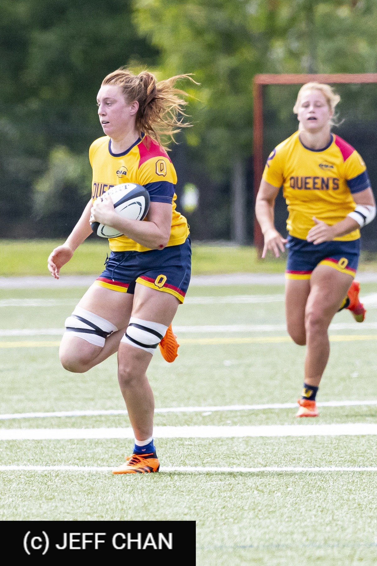  Queen's University - Trent University - Rugby - OUA 2023 Queen's (W) vs Trent (#OUW23QWTR09) Photo by: Jeff Chan | Siuxy Sports 2023-09-02
