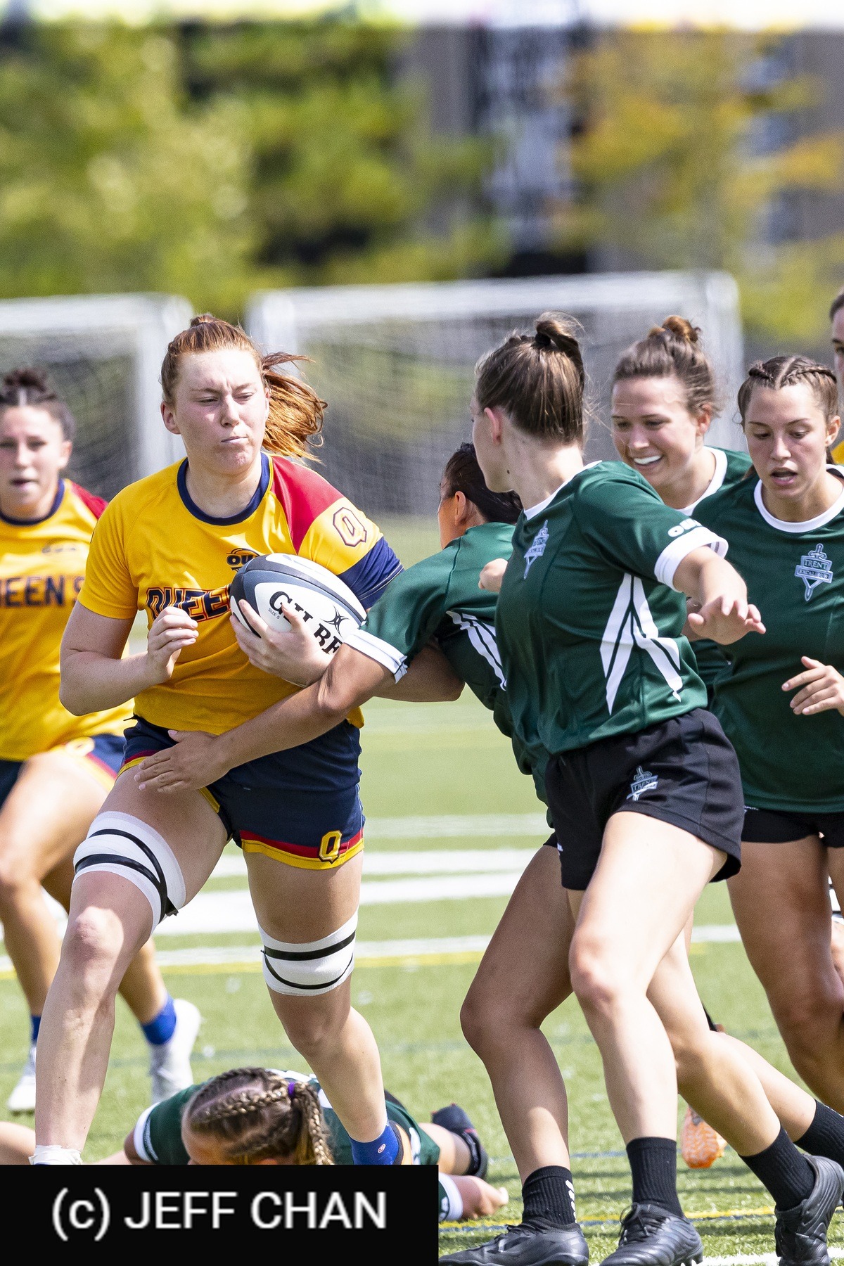  Queen's University - Trent University - Rugby - OUA 2023 Queen's (W) vs Trent (#OUW23QWTR09) Photo by: Jeff Chan | Siuxy Sports 2023-09-02