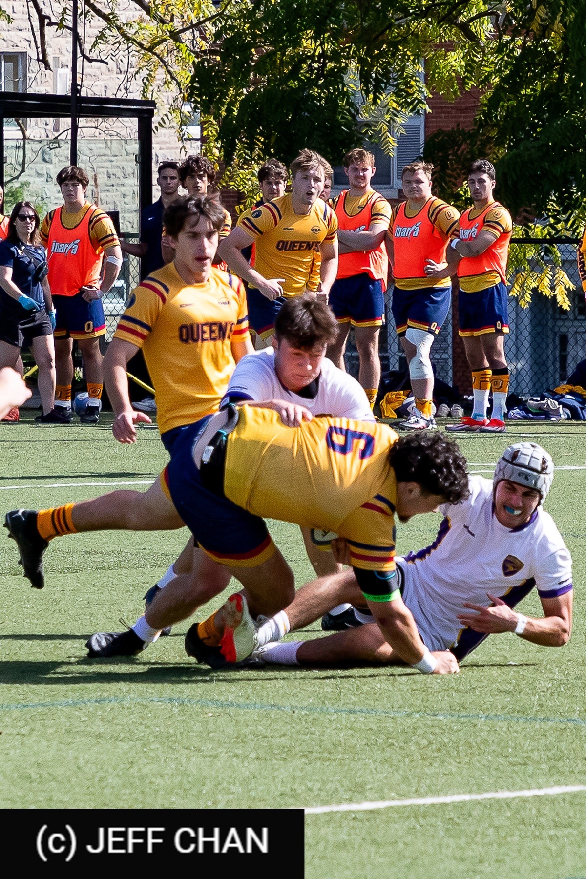  Queen's University - Wilfrid Laurier University - Rugby - OUA 2024 Queen's vs Laurier (#OUA24QULA10) Photo by: Jeff Chan | Siuxy Sports 2024-10-05