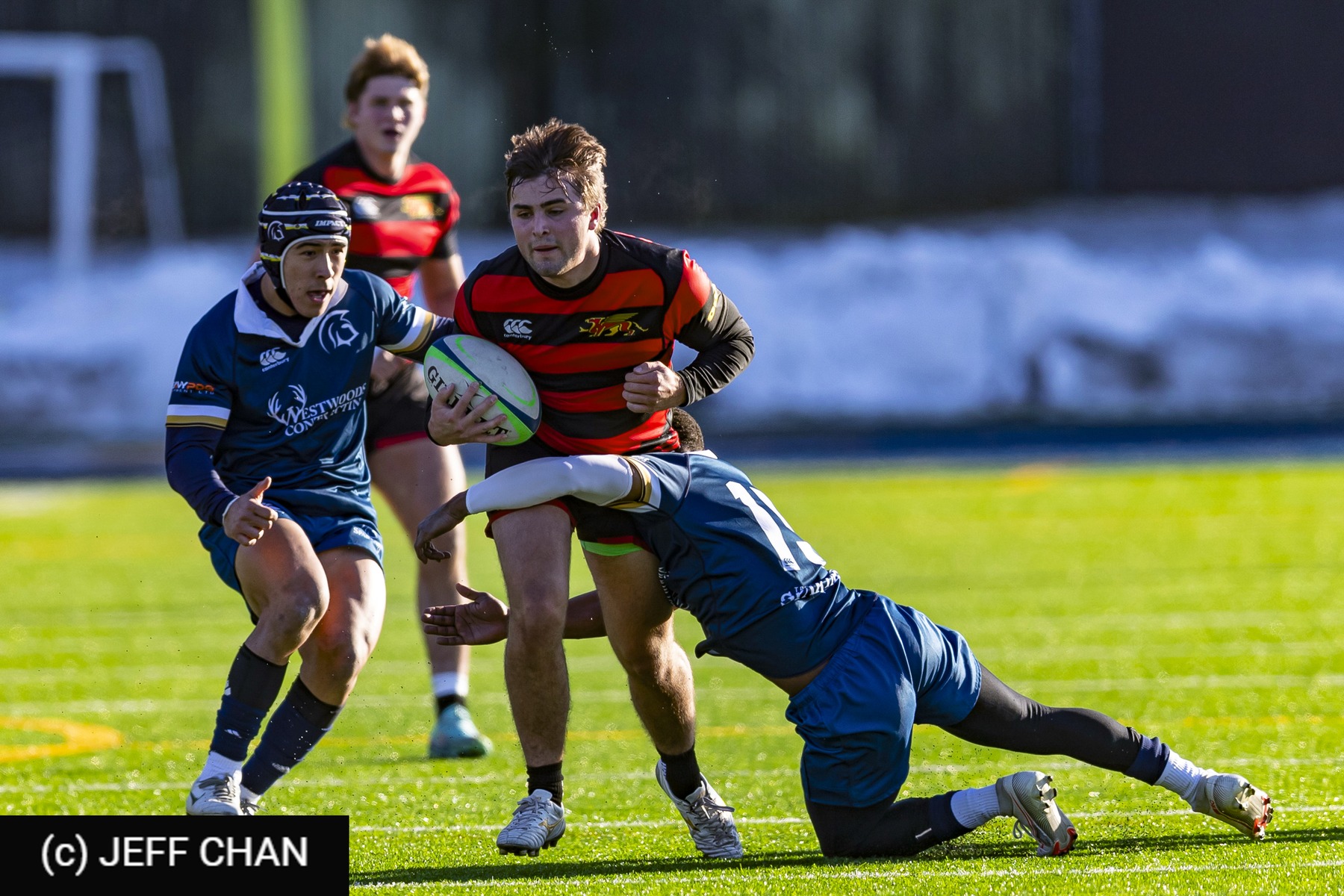 Kobe FAUST -  University of Guelph - Trinity Western University - Rugby - CANUMENS 2022 - Guelph vs Trinity Western U - Bronze Game  by Jeff Chan (#CANUMENS2211) Photo by: Jeff Chan | Siuxy Sports 2022-12-04