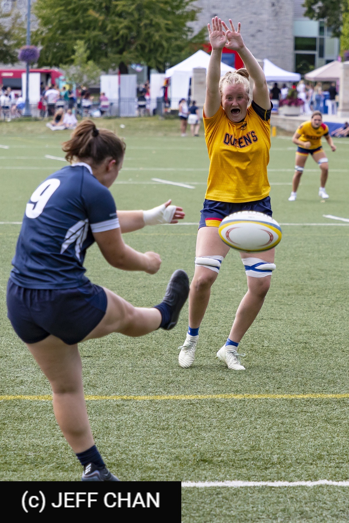  Queen's University - University of Toronto - Rugby - OUA 2023 Queen's (W) vs Toronto (#OUW23QWUT09) Photo by: Jeff Chan | Siuxy Sports 2023-09-09