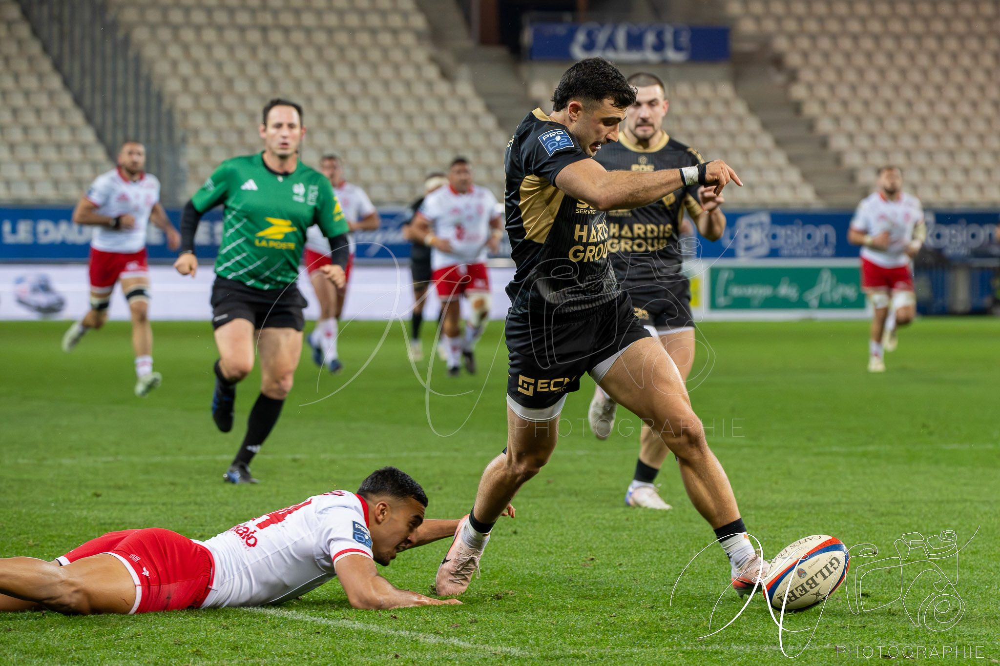  FC Grenoble Rugby - US Dax - Rugby - FFR 2025 - Pro D2 - FC Grenoble vs DAX (#FFR25PD2FD12) Photo by: Karine Valentin | Siuxy Sports 2025-12-19