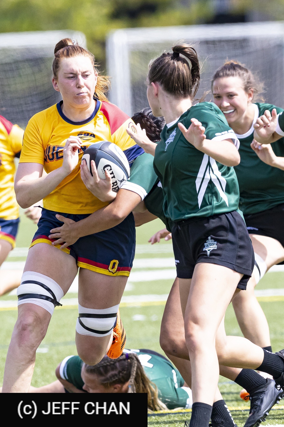  Queen's University - Trent University - Rugby - OUA 2023 Queen's (W) vs Trent (#OUW23QWTR09) Photo by: Jeff Chan | Siuxy Sports 2023-09-02