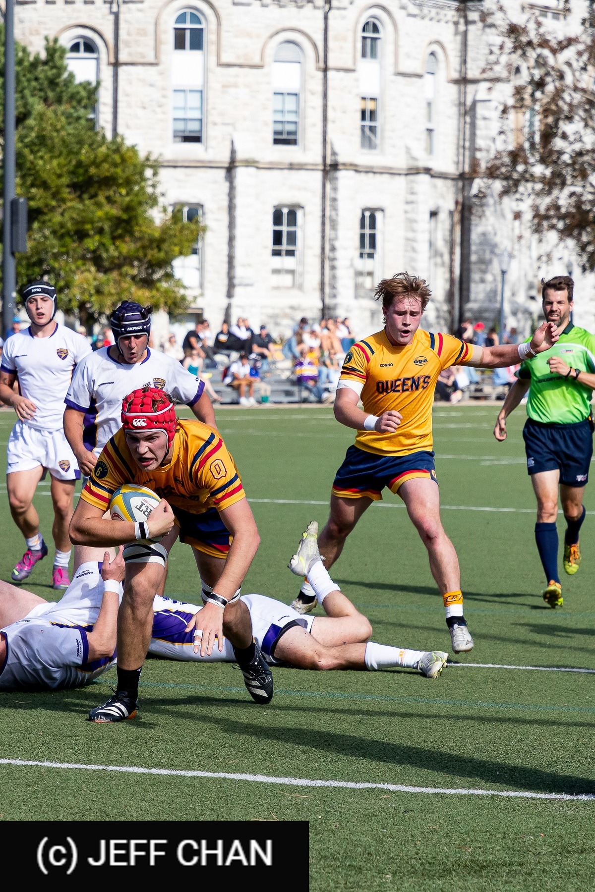  Queen's University - Wilfrid Laurier University - Rugby - OUA 2024 Queen's vs Laurier (#OUA24QULA10) Photo by: Jeff Chan | Siuxy Sports 2024-10-05