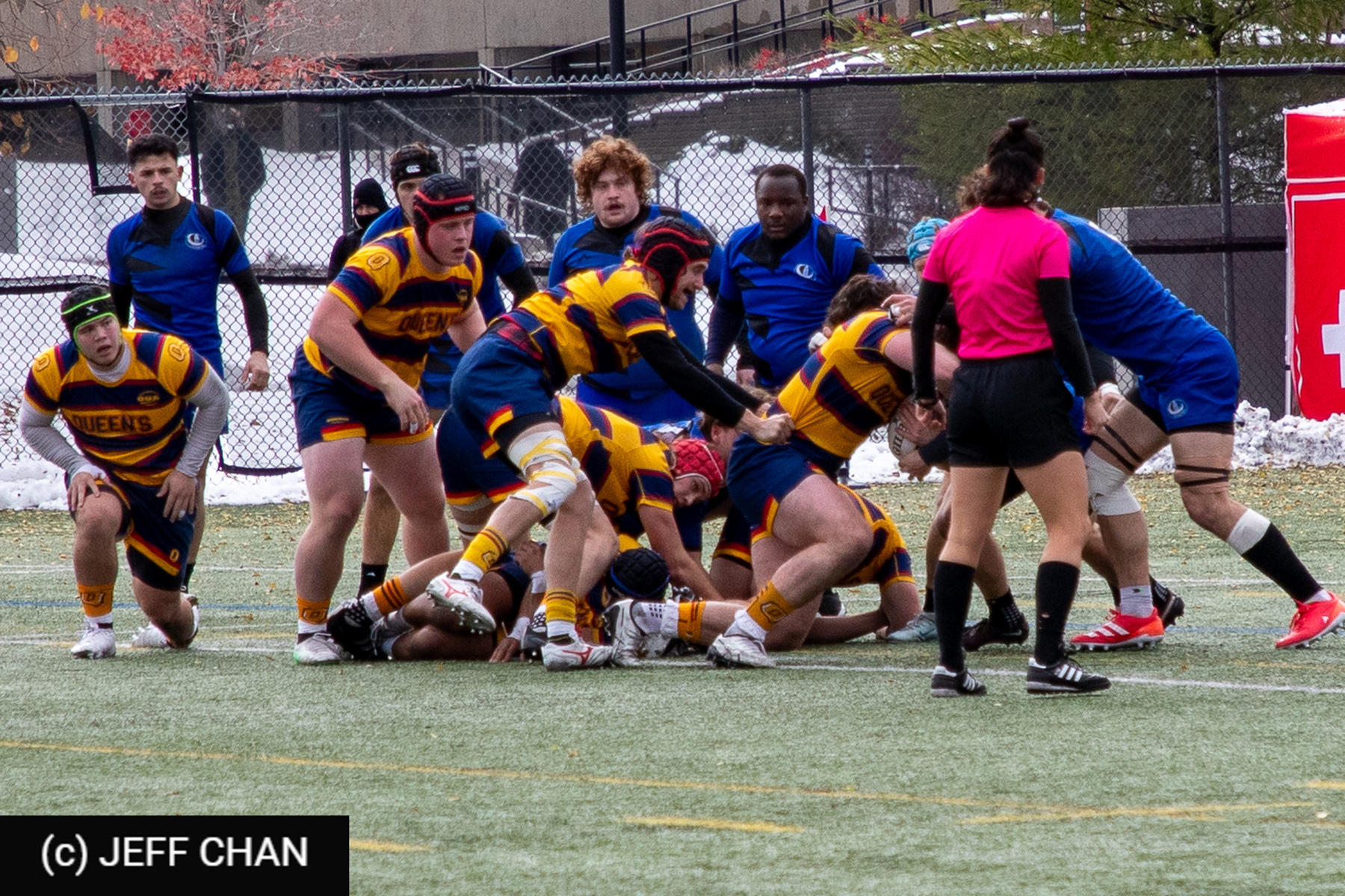 Boubacar DIALLO -  Université de Montréal - Queen's University - Rugby - CANUMENS 2025 - Université de Montréal vs Queen's University - Game#10 by Jeff Chan (#CANUMENS2560) Photo by: Jeff Chan | Siuxy Sports 2025-11-16