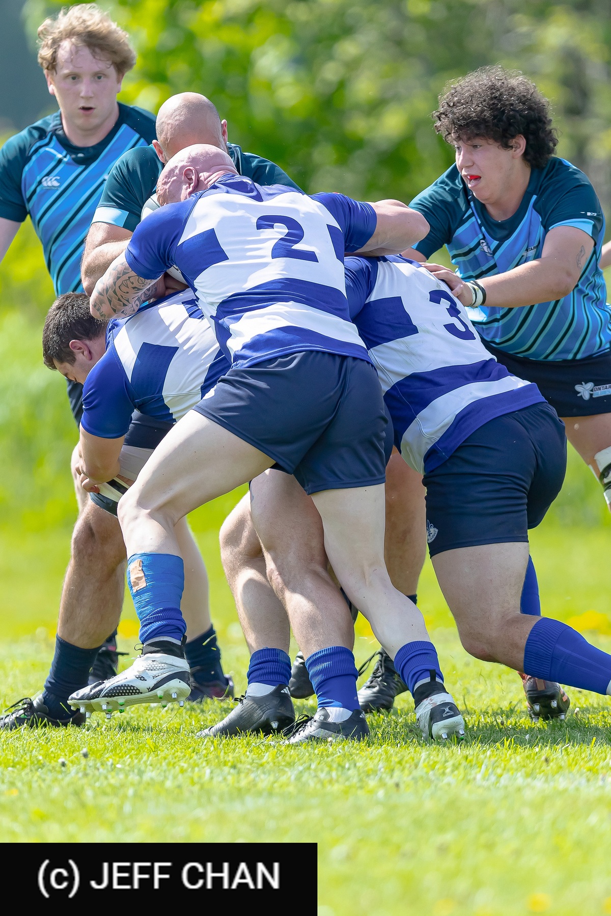 Logan HARRIS -  Ontario Blues - Équipe Québec Senior Masculin - Rugby - ECRC 2024 - Ontario Blues vs Québec (#ECRC24ONBQ5) Photo by: Jeff Chan | Siuxy Sports 2024-05-19