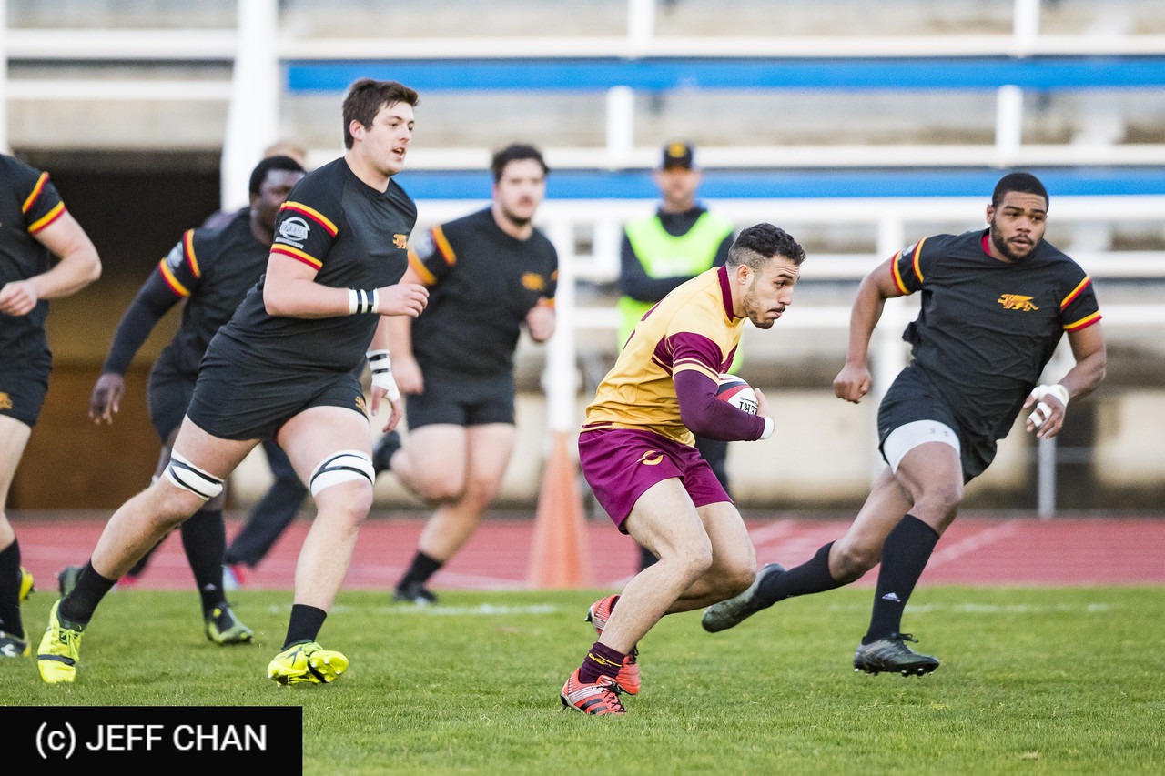 MacKenzie KEA - Marcello WAINWRIGHT -  University of Guelph - Université Concordia - Rugby - CANUMENS 2018 - U Guelph vs Concordia U by Jeff Chan (#CANUMENS1801) Photo by: Jeff Chan | Siuxy Sports 2018-11-23