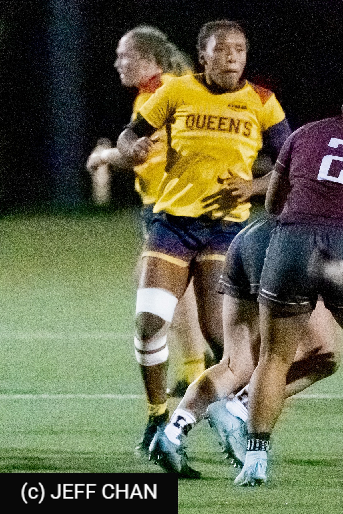  Queen's University - McMaster University - Rugby - OUA 2024 Queen's (W) vs McMaster (#OUW24QWMC10) Photo by: Jeff Chan | Siuxy Sports 2024-10-05
