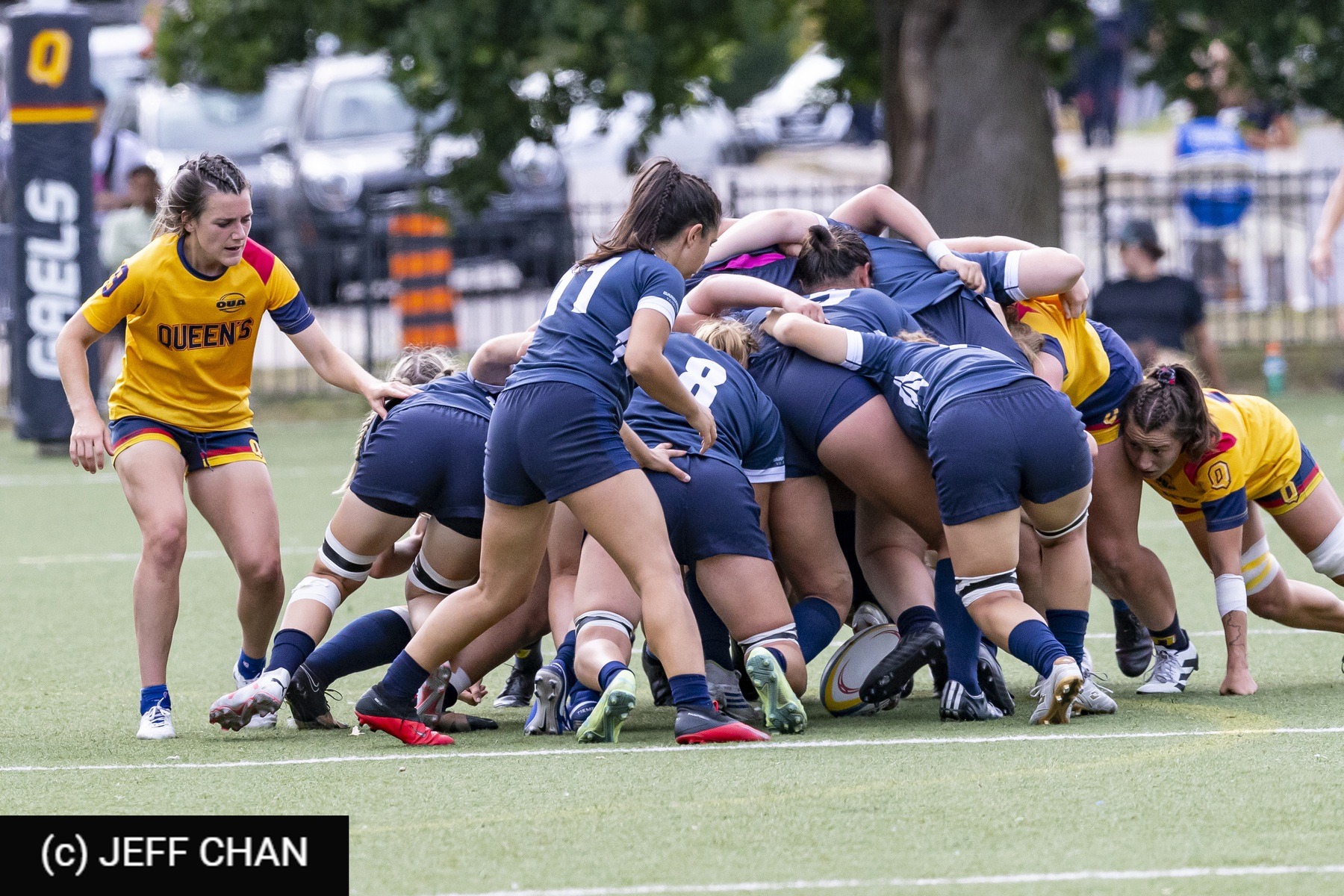  Queen's University - University of Toronto - Rugby - OUA 2023 Queen's (W) vs Toronto (#OUW23QWUT09) Photo by: Jeff Chan | Siuxy Sports 2023-09-09