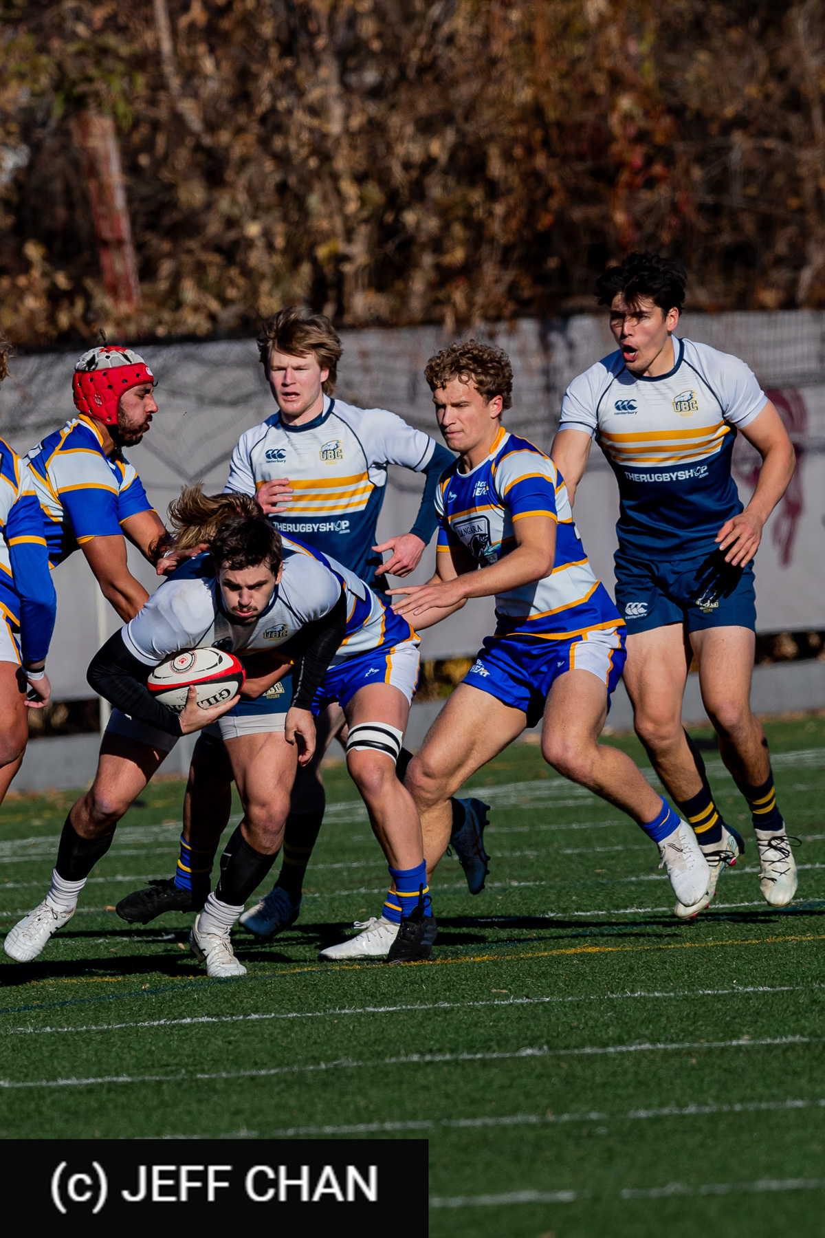  University of British Columbia - University of British Columbia Okanagan - Rugby - CANUMENS 2024 - Qtr final - UBC vs UBCO by Jeff Chan (#CANUMENS2401) Photo by: Jeff Chan | Siuxy Sports 2024-11-13