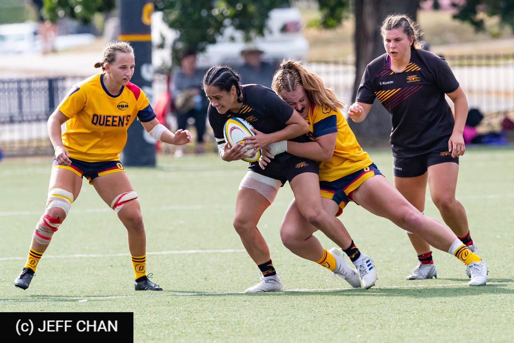  Queen's University - University of Guelph - Rugby - OUA 2023 Queen's (W) vs Guelph (#OUW23QWGU09) Photo by: Jeff Chan | Siuxy Sports 2023-09-23