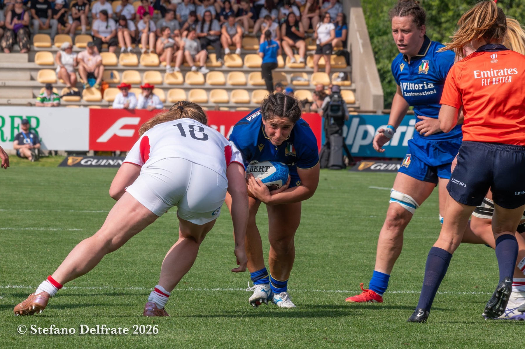 Nazionale di rugby a 15 dell'Italia (F) - ENGLAND NATIONAL RUGBY UNION TEAM Women - Rugby - 6 Nations W 2026 - Italy vs England (#6N26WITE05) Photo by: Stefano Delfrate | Siuxy Sports 2026-05-10