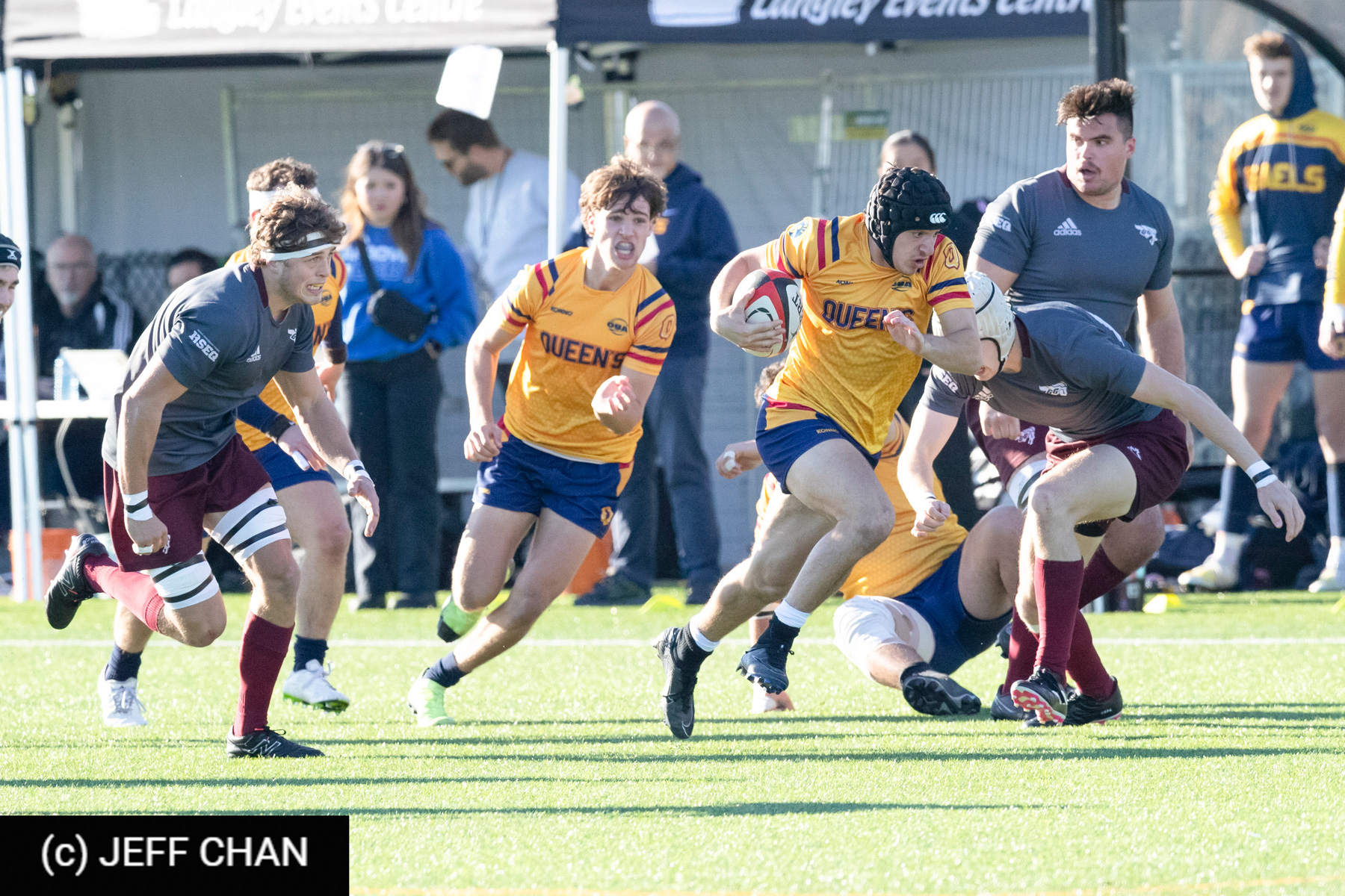 Andreas DIONISOPOULOS -  Queen's University - Université Ottawa - Rugby - CANUMENS 2023 - Semi final - Queen's vs U Ottawa by Jeff Chan (#CANUMENS2305) Photo by: Jeff Chan | Siuxy Sports 2023-11-17