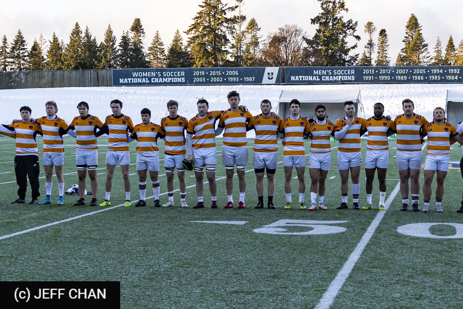 Wyatt BROWN - Duncan MCGILL - Carter SMITH - Josh TINNEY -  Wilfrid Laurier University - University of Calgary - Rugby - CANUMENS 2022 - W Laurier U vs Calgary -  by Jeff Chan (#CANUMENS2210) Photo by: Jeff Chan | Siuxy Sports 2022-12-04