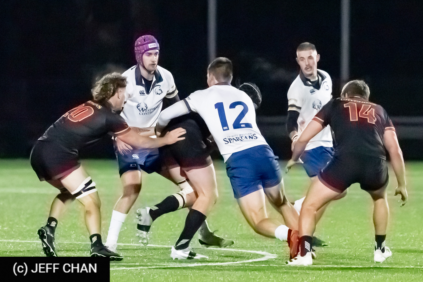  University of Guelph - Trinity Western University - Rugby - CANUMENS 2023 - Quarter final - Guelph vs Trinity Western by Jeff Chan (#CANUMENS2302) Photo by: Jeff Chan | Siuxy Sports 2023-11-15