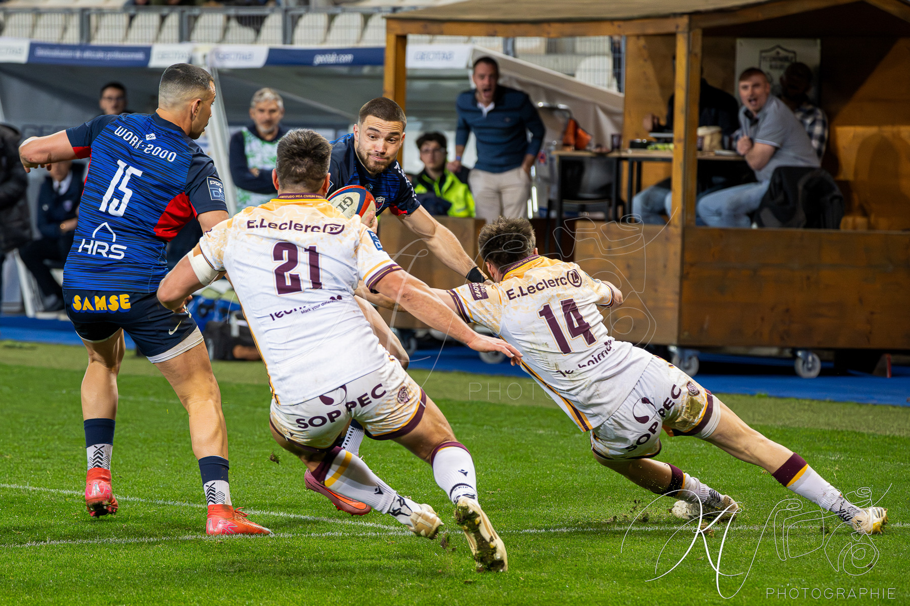  FC Grenoble Rugby - Soyaux Angoulême - Rugby - FFR 2026 - Pro D2 - FC Grenoble vs Soyaux Angoulème (#FFR26PD2GA3) Photo by: Karine Valentin | Siuxy Sports 2026-03-06