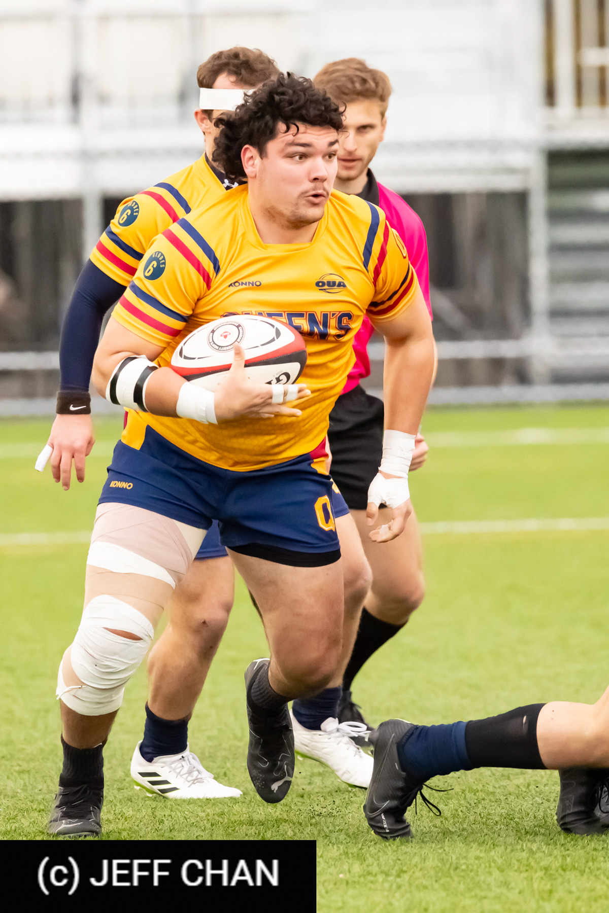 Daniel SVOBODA -  Queen's University - University of Victoria - Rugby - CANUMENS 2023 - Quarter final - Queen's vs UVic by Jeff Chan (#CANUMENS2301) Photo by: Jeff Chan | Siuxy Sports 2023-11-15
