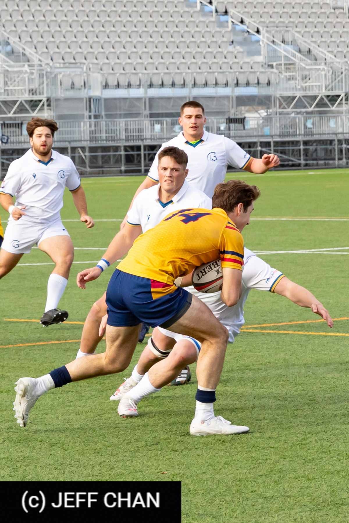 Ben GRACI - Seth KLASSEN -  Queen's University - Trinity Western University - Rugby - CANUMENS 2023 - Queen's vs Trinity U by Jeff Chan (#CANUMENS2309) Photo by: Jeff Chan | Siuxy Sports 2023-11-19