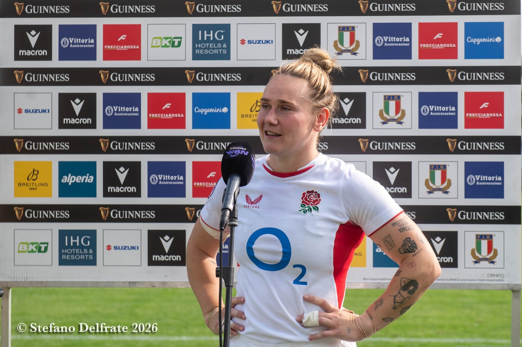  Nazionale di rugby a 15 dell'Italia (F) - ENGLAND NATIONAL RUGBY UNION TEAM Women - Rugby - 6 Nations W 2026 - Italy vs England (#6N26WITE05) Photo by: Stefano Delfrate | Siuxy Sports 2026-05-10