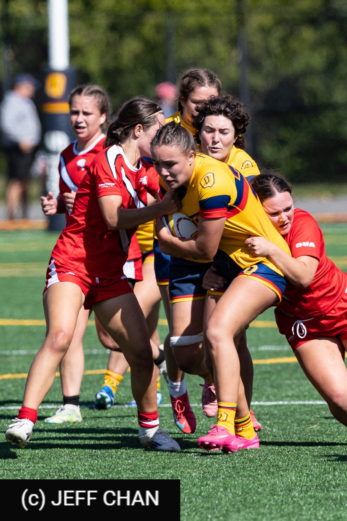  Queen's University - York University - Rugby - OUA 2025 Queen's (W) vs York (#OUW25QWYO09) Photo by: Jeff Chan | Siuxy Sports 2025-09-06
