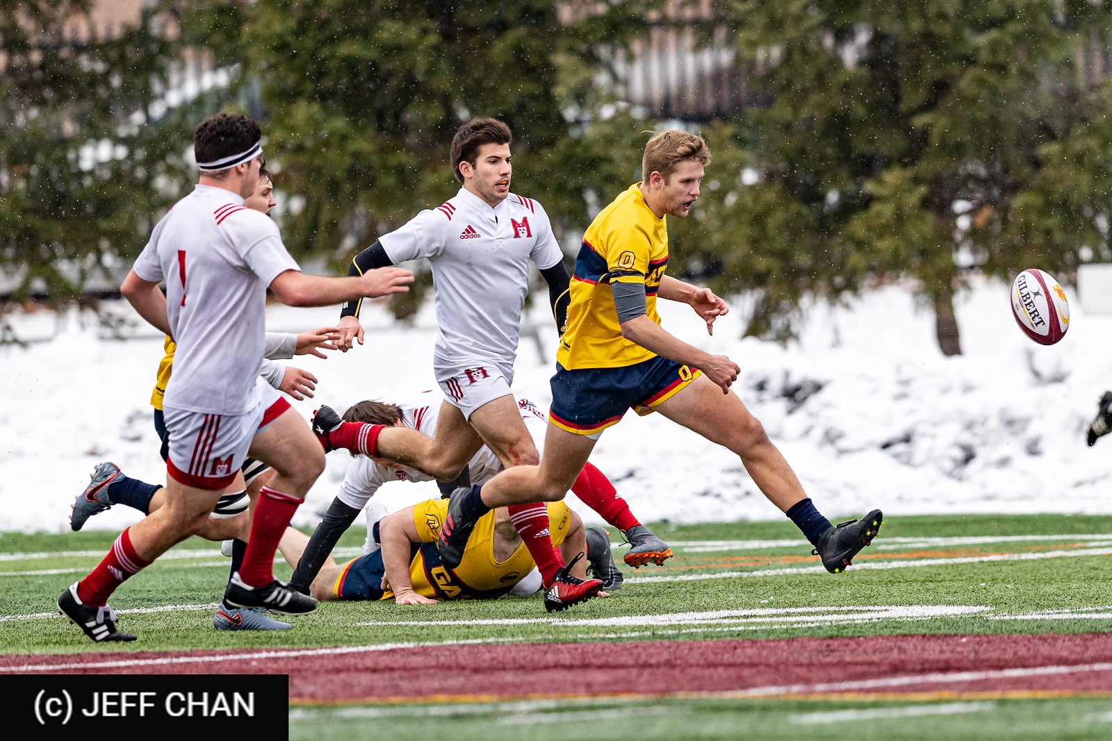 Elliot ESPOSITO-MENARD -  Queen's University - Université McGill - Rugby - CANUMENS 2019 - Queen's U vs McGill U - by Jeff Chan (#CANUMENS1903) Photo by: Jeff Chan | Siuxy Sports 2019-11-20