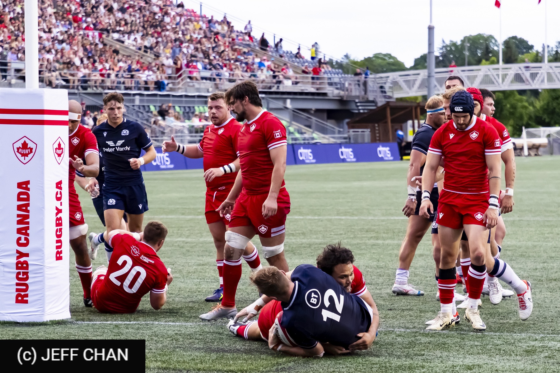 Canada Rugby XV M - Scotland national rugby union team - Rugby - Canada vs Scotland - 2024 TD Place - Post Game - by Jeff Chan (#CANSCO240709) Photo by: Jeff Chan | Siuxy Sports 2024-07-06