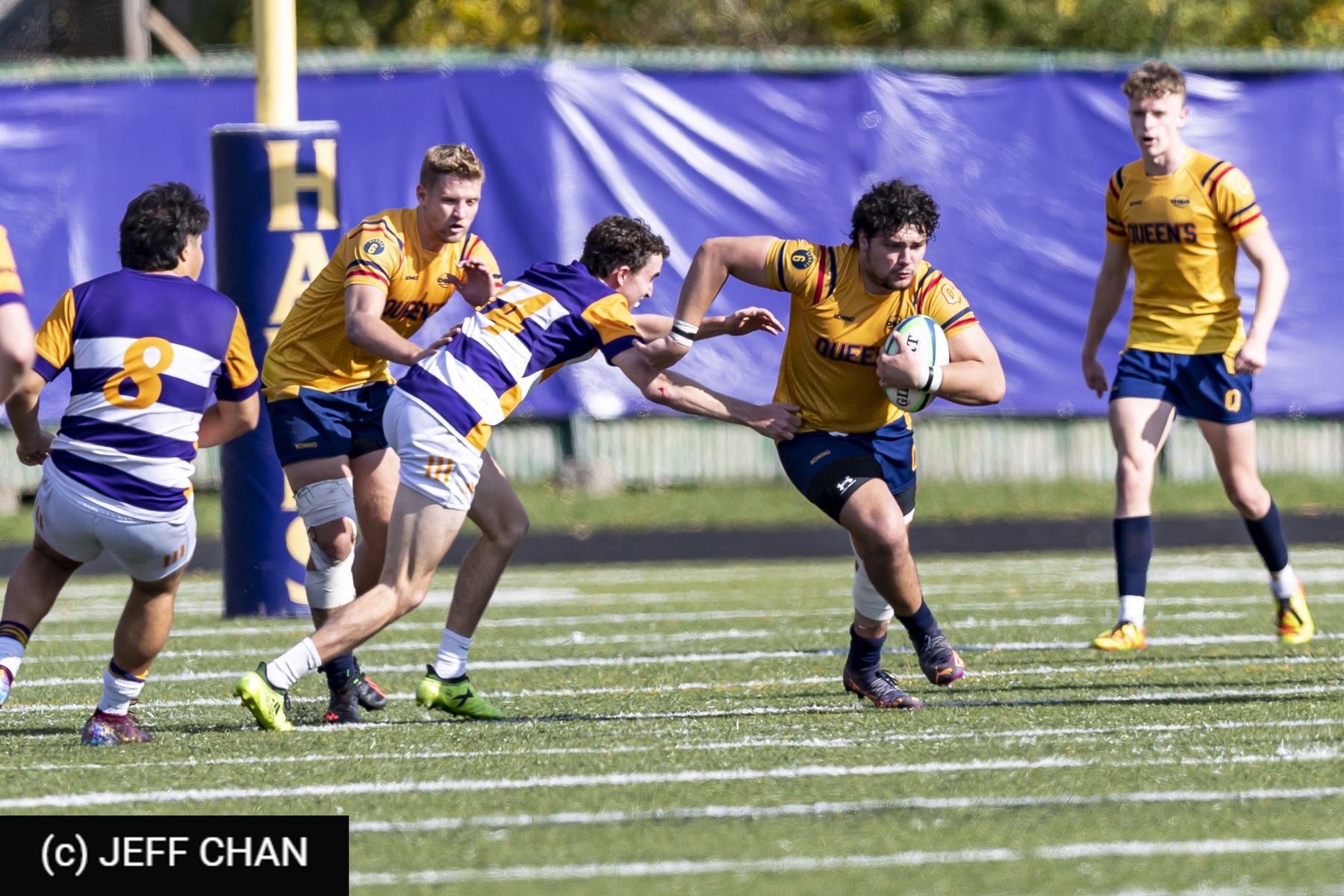  Queen's University - Wilfrid Laurier University - Rugby - OUA 2022 Queen's vs Laurier (#OUA22QULA10) Photo by: Jeff Chan | Siuxy Sports 2022-10-23