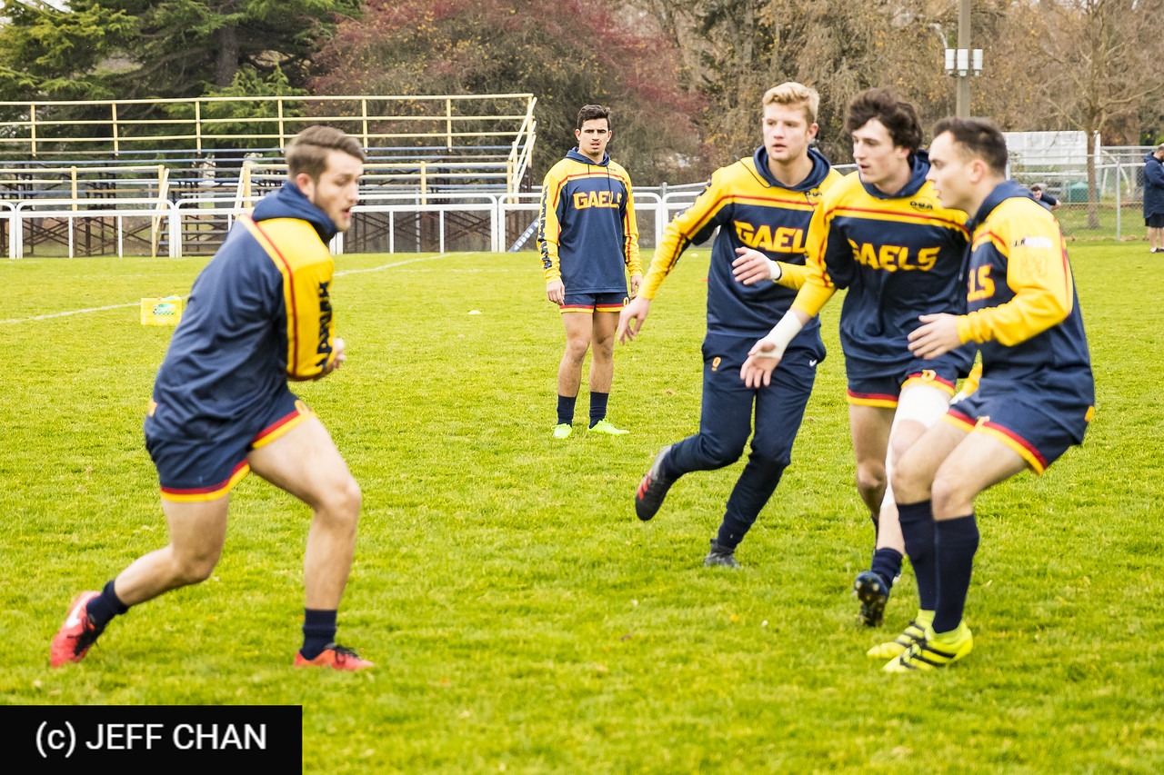 Joshua ENGELBRECHT - Sam IBBOTSON - Christopher WELLS -  Queen's University - University of New Brunswick - Rugby - CANUMENS 2018 - Queen's U vs U New Brunswick by Jeff Chan (#CANUMENS1802) Photo by: Jeff Chan | Siuxy Sports 2018-11-21