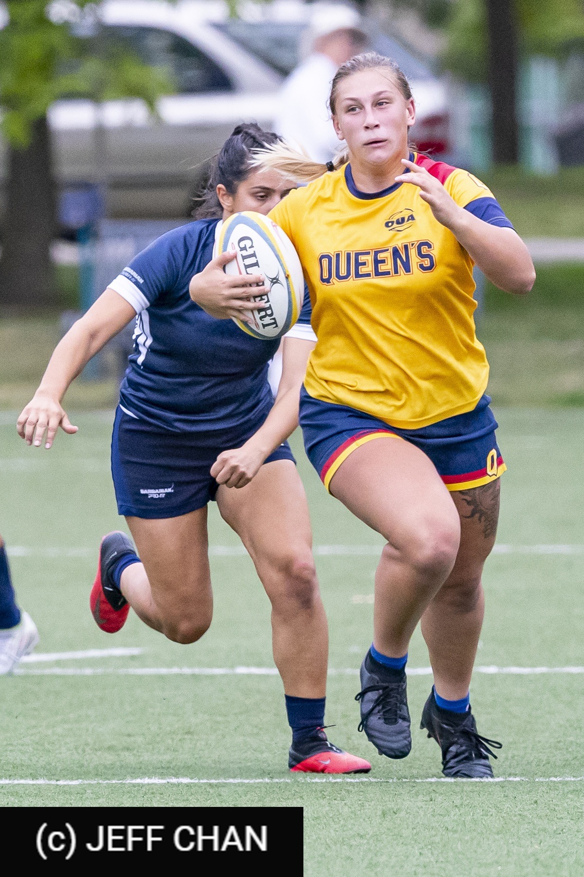  Queen's University - University of Toronto - Rugby - OUA 2023 Queen's (W) vs Toronto (#OUW23QWUT09) Photo by: Jeff Chan | Siuxy Sports 2023-09-09