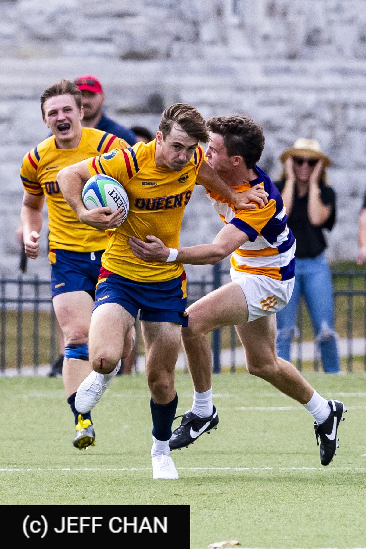  Queen's University - Wilfrid Laurier University - Rugby - OUA 2023 Queen's vs Laurier (#OUA23QULA09) Photo by: Jeff Chan | Siuxy Sports 2023-09-23