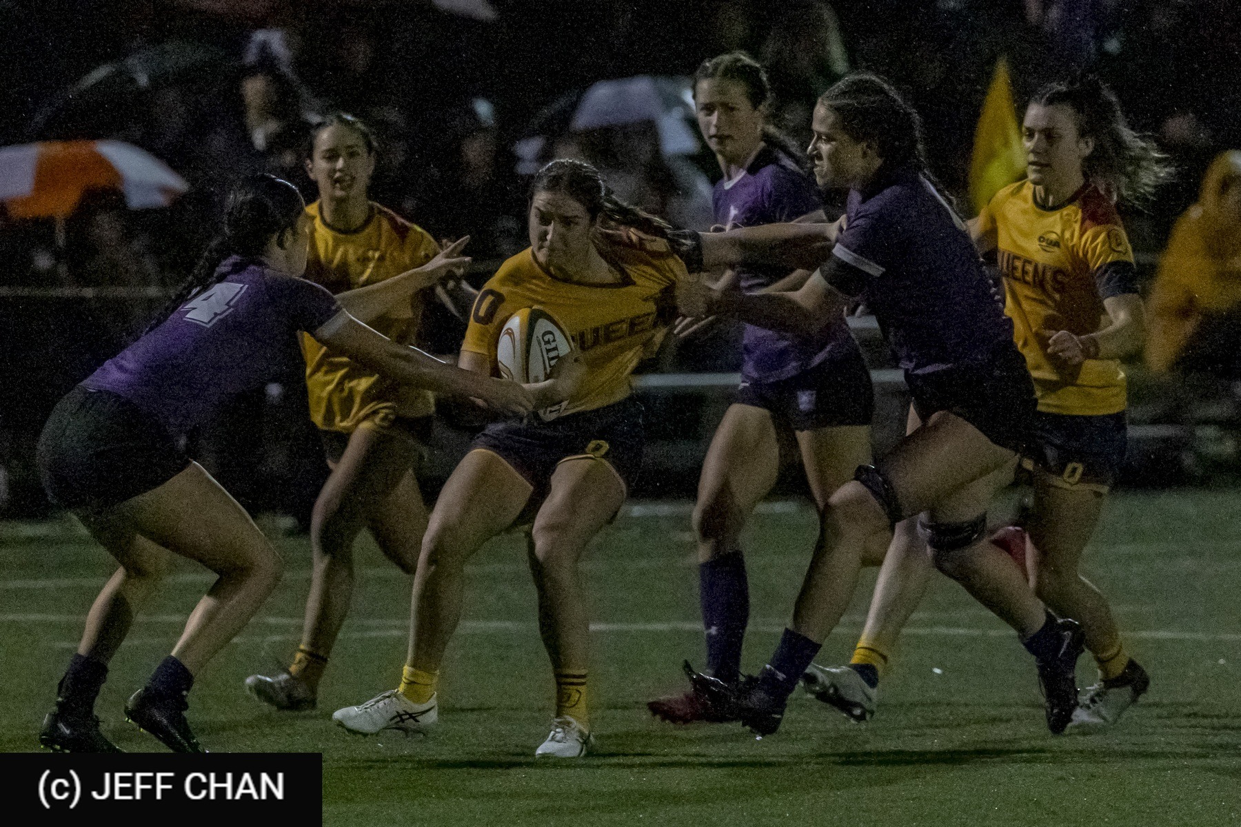  Queen's University - University of Western Ontario - Rugby - OUA 2023 Queen's (W) vs Western Semi (#OUW23QWWE10) Photo by: Jeff Chan | Siuxy Sports 2023-10-20