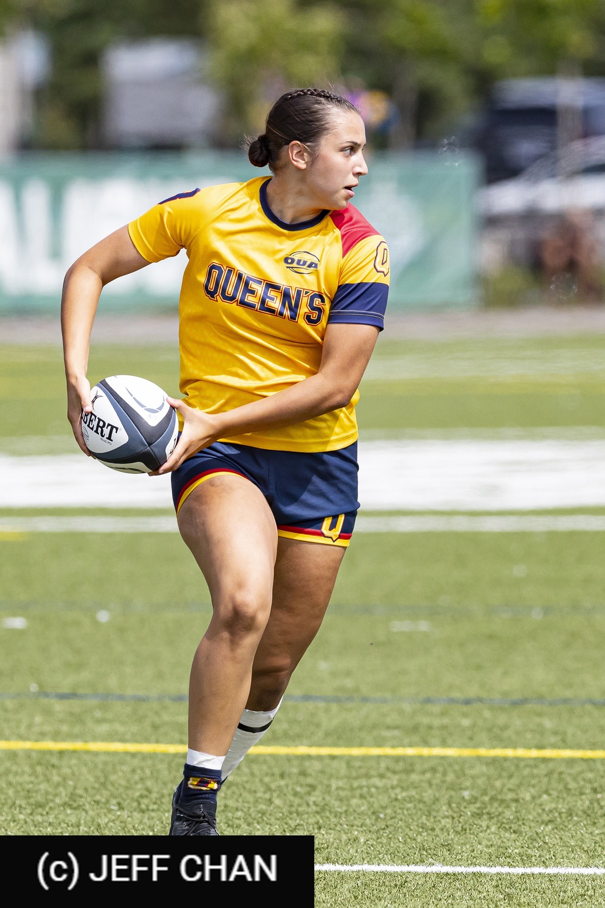  Queen's University - Trent University - Rugby - OUA 2023 Queen's (W) vs Trent (#OUW23QWTR09) Photo by: Jeff Chan | Siuxy Sports 2023-09-02