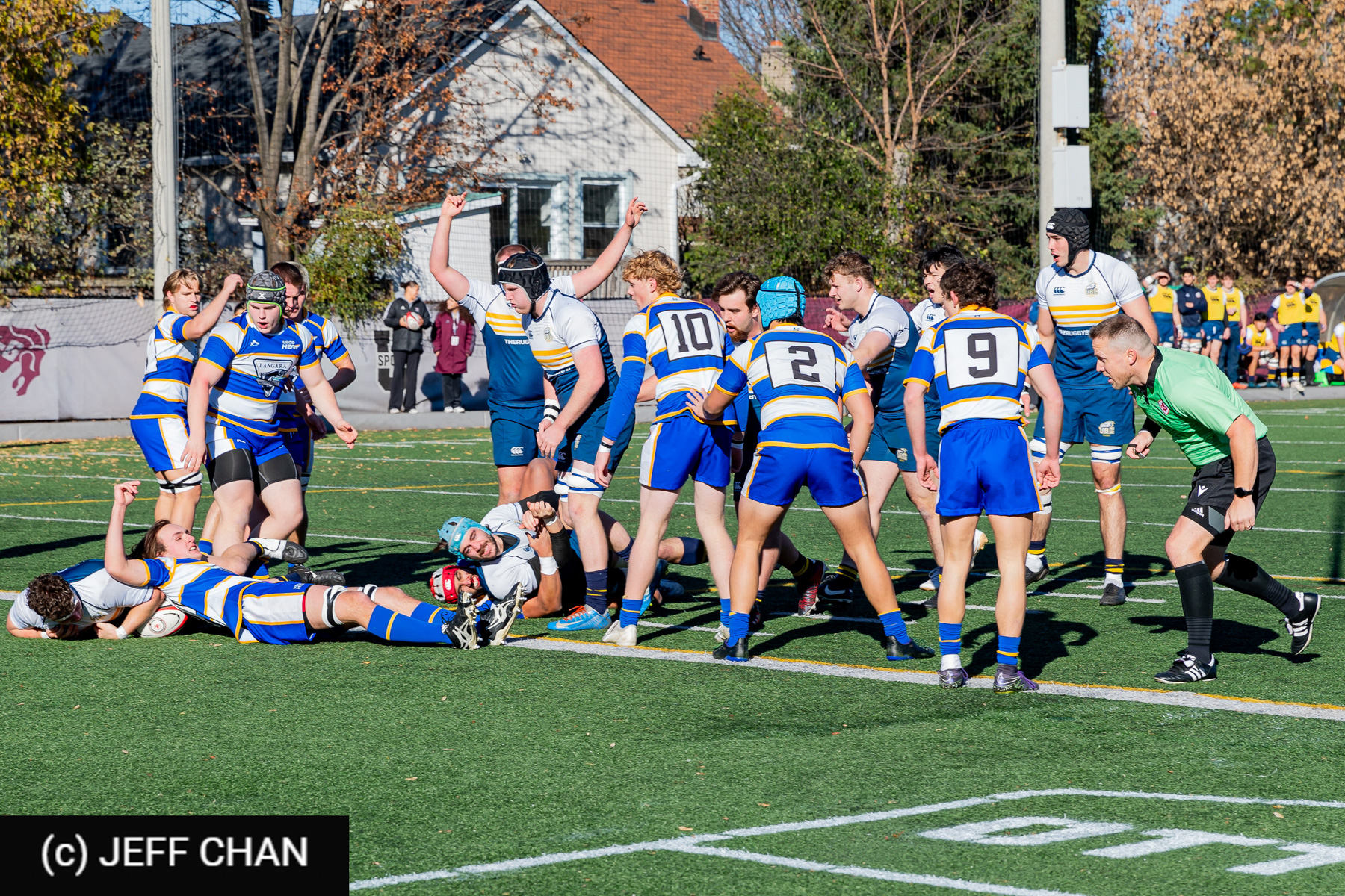  University of British Columbia - University of British Columbia Okanagan - Rugby - CANUMENS 2024 - Qtr final - UBC vs UBCO by Jeff Chan (#CANUMENS2401) Photo by: Jeff Chan | Siuxy Sports 2024-11-13