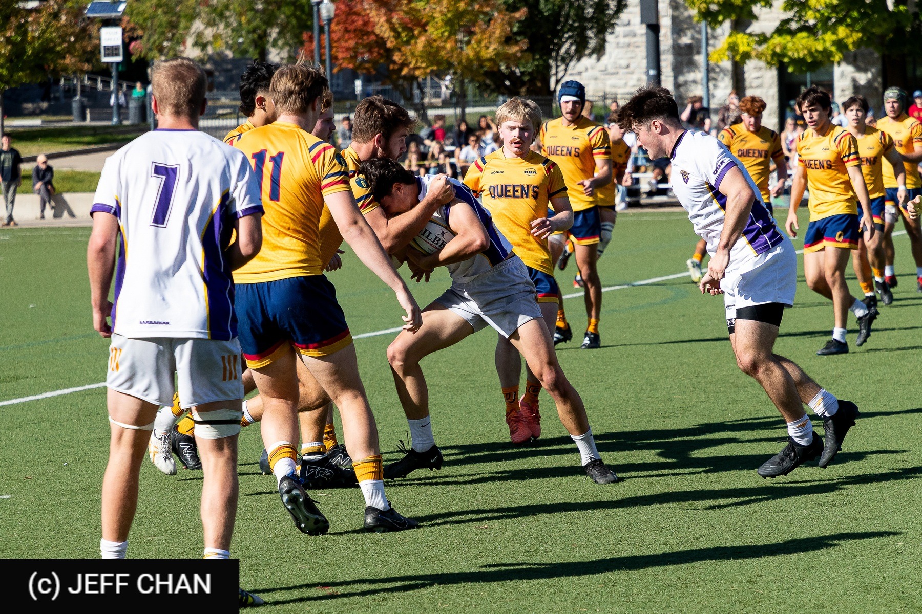  Queen's University - Wilfrid Laurier University - Rugby - OUA 2024 Queen's vs Laurier (#OUA24QULA10) Photo by: Jeff Chan | Siuxy Sports 2024-10-05
