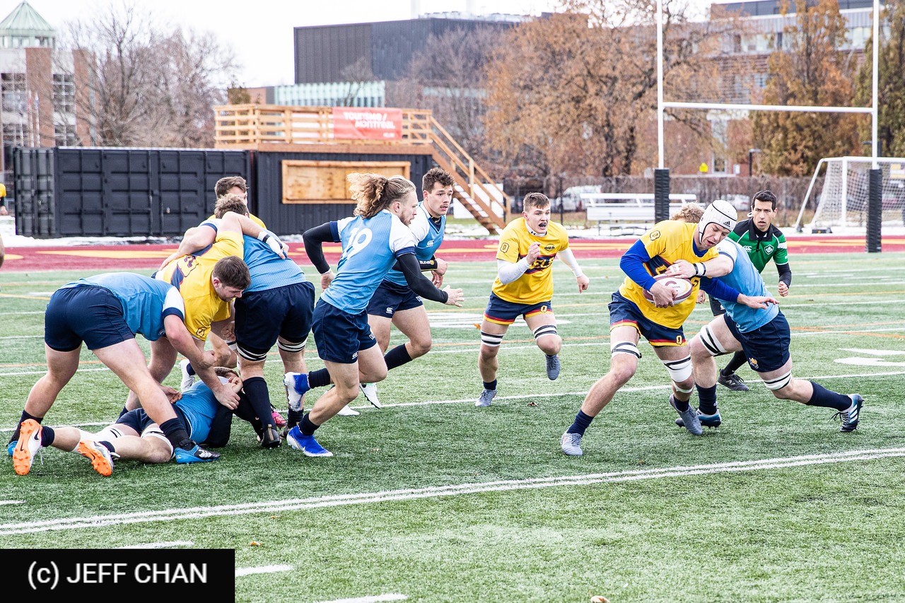 Alex PIPCHUK - Jenner TEUFEL -  Queen's University - University of Victoria - Rugby - CANUMENS 2019 - Queen's U vs U Victoria - by Jeff Chan (#CANUMENS1905) Photo by: Jeff Chan | Siuxy Sports 2019-11-22