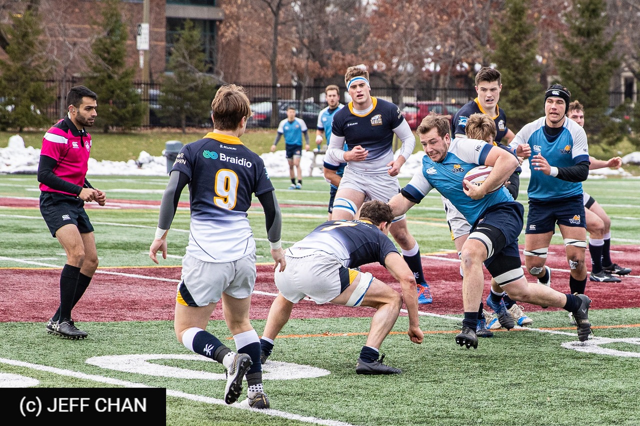 Nick ALLEN - Donald CARSON - Benjamin NEWHOOK -  University of British Columbia - University of Victoria - Rugby - CANUMENS 2019 - U British Columbia vs U Victoria - Gold Game by Jeff Chan (#CANUMENS1908) Photo by: Jeff Chan | Siuxy Sports 2019-11-24