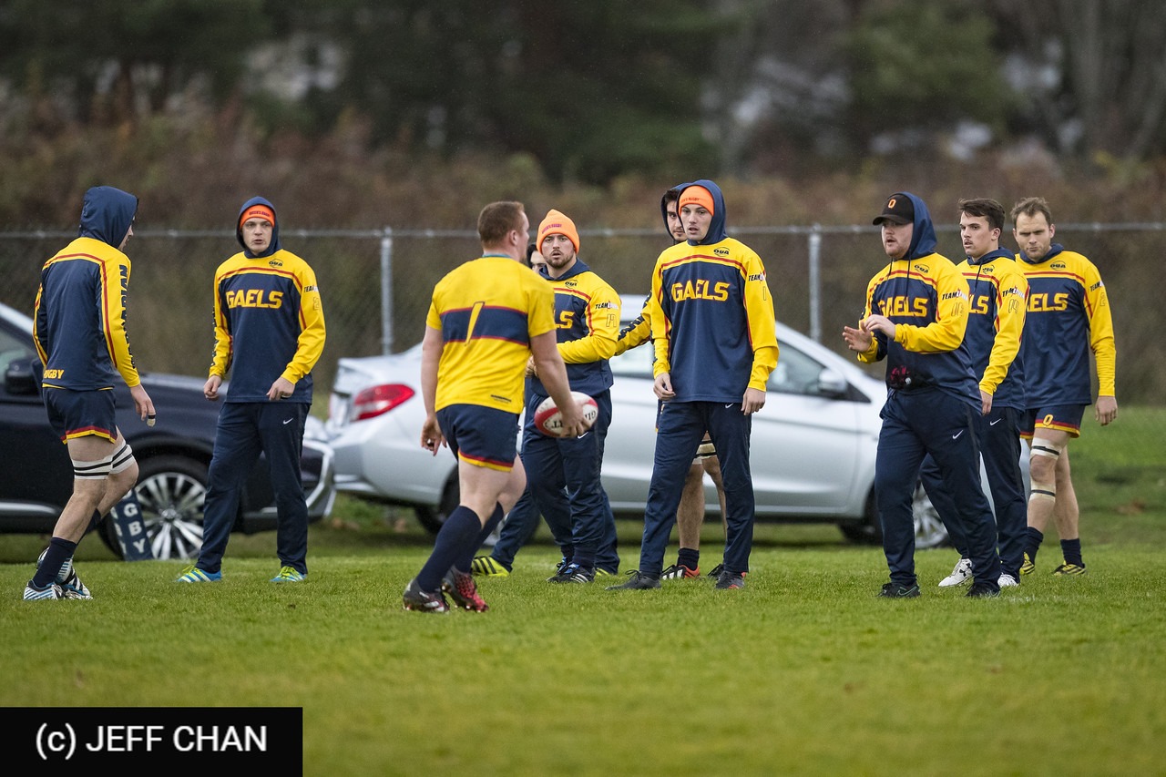 Brendan BLAIKIE - Connor JAQUES - Zachary RENSINK - Dylan YOUNG -  Queen's University - University of Victoria - Rugby - CANUMENS 2018 - Queen's U vs U Victoria by Jeff Chan (#CANUMENS1804) Photo by: Jeff Chan | Siuxy Sports 2018-11-22