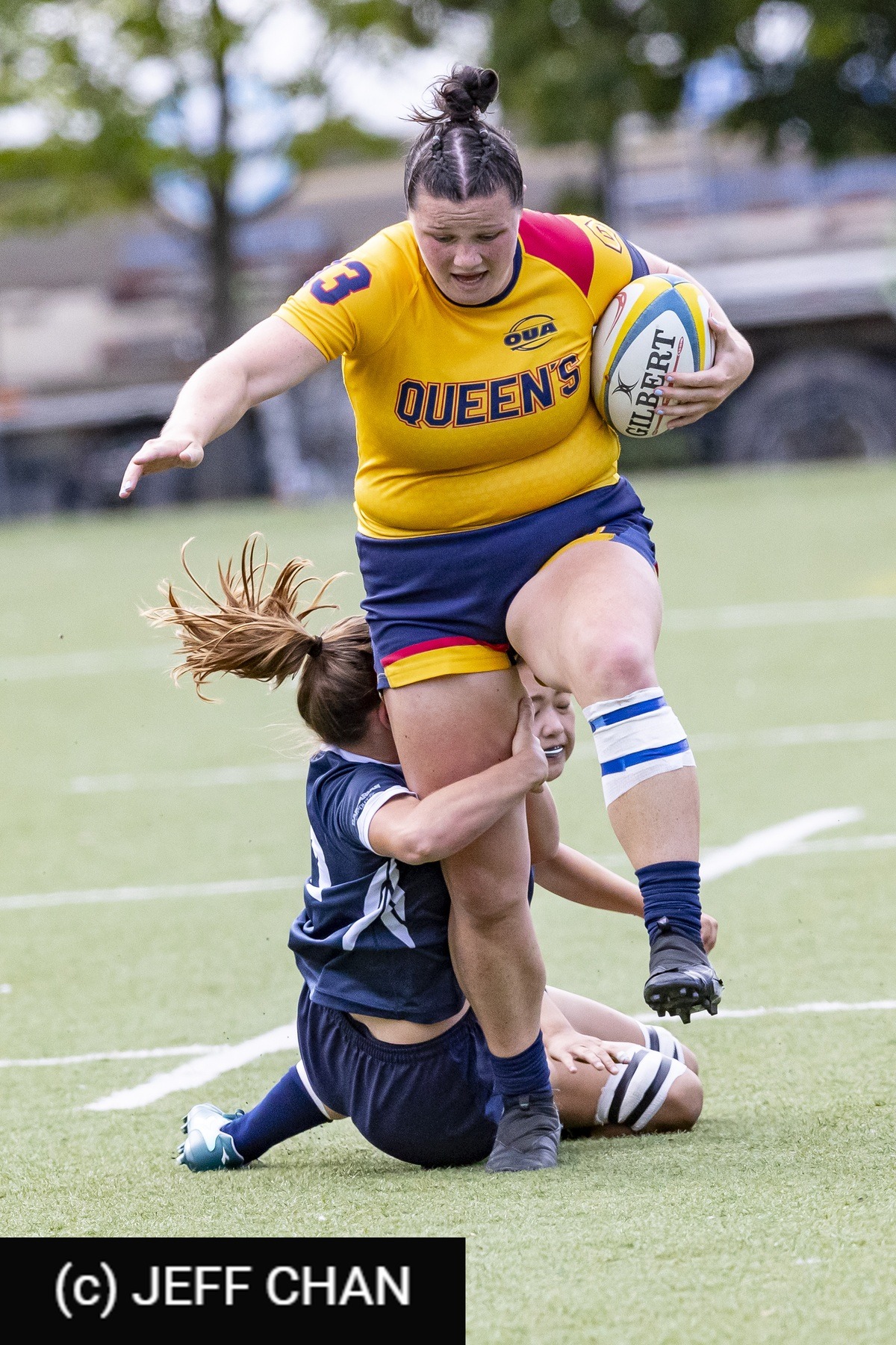  Queen's University - University of Toronto - Rugby - OUA 2023 Queen's (W) vs Toronto (#OUW23QWUT09) Photo by: Jeff Chan | Siuxy Sports 2023-09-09