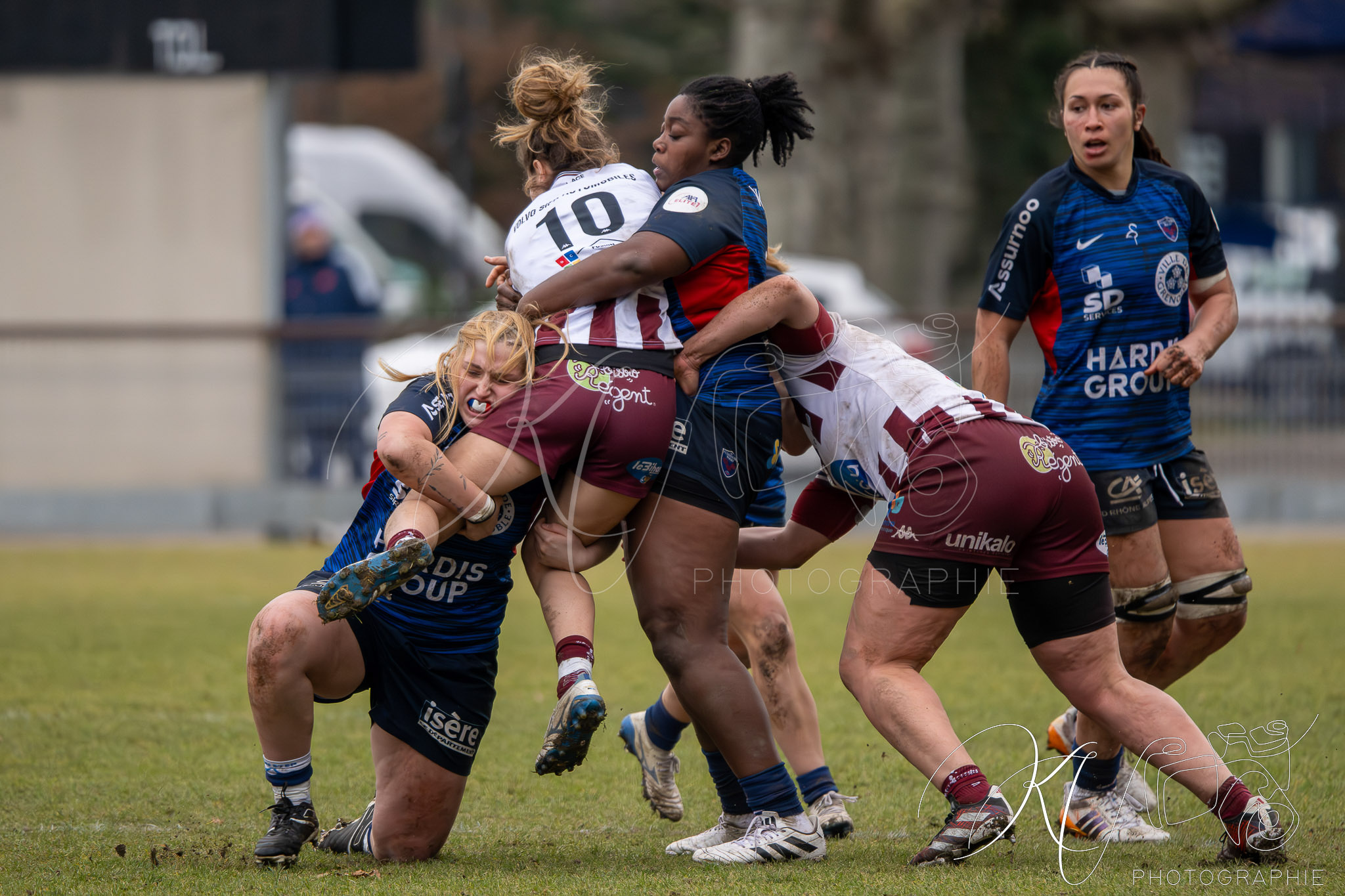  FC Grenoble Rugby - Stade Bordelais - Rugby - FFR 2026 - Elite 1 - Amazones FC Grenoble vs Lionnes Stade Bordelais (#FFR26E1AMLI02) Photo by: Karine Valentin | Siuxy Sports 2026-02-14