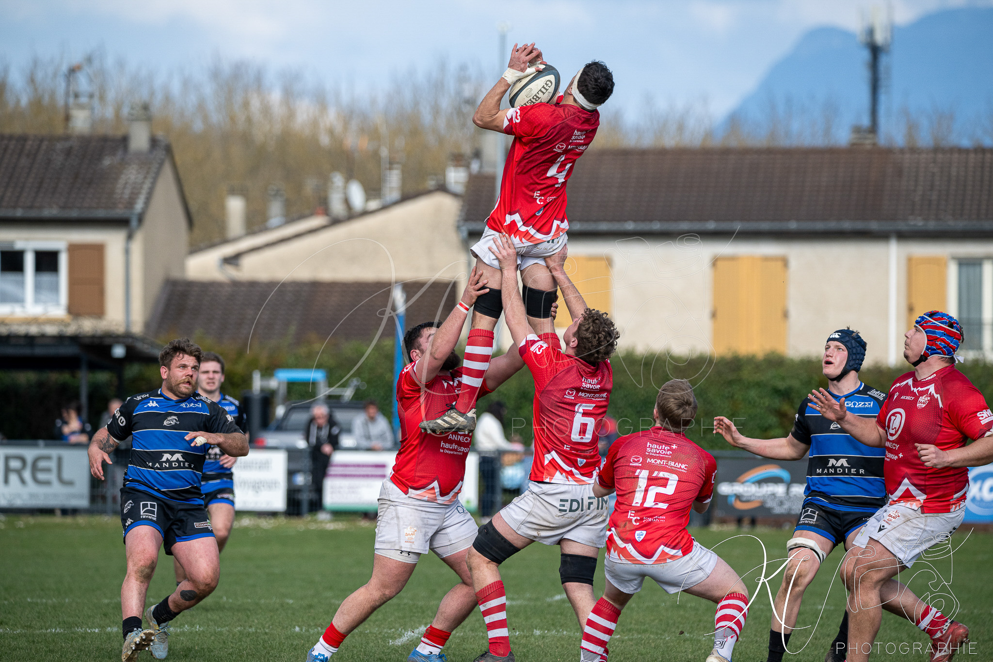  US Vinay - Bassin Annecy Aravis Rugby - Rugby - FFR 2026 - Féd 1 - US Vinay vs BAAR (#FFR26F1USVBA2) Photo by: Karine Valentin | Siuxy Sports 2026-02-28