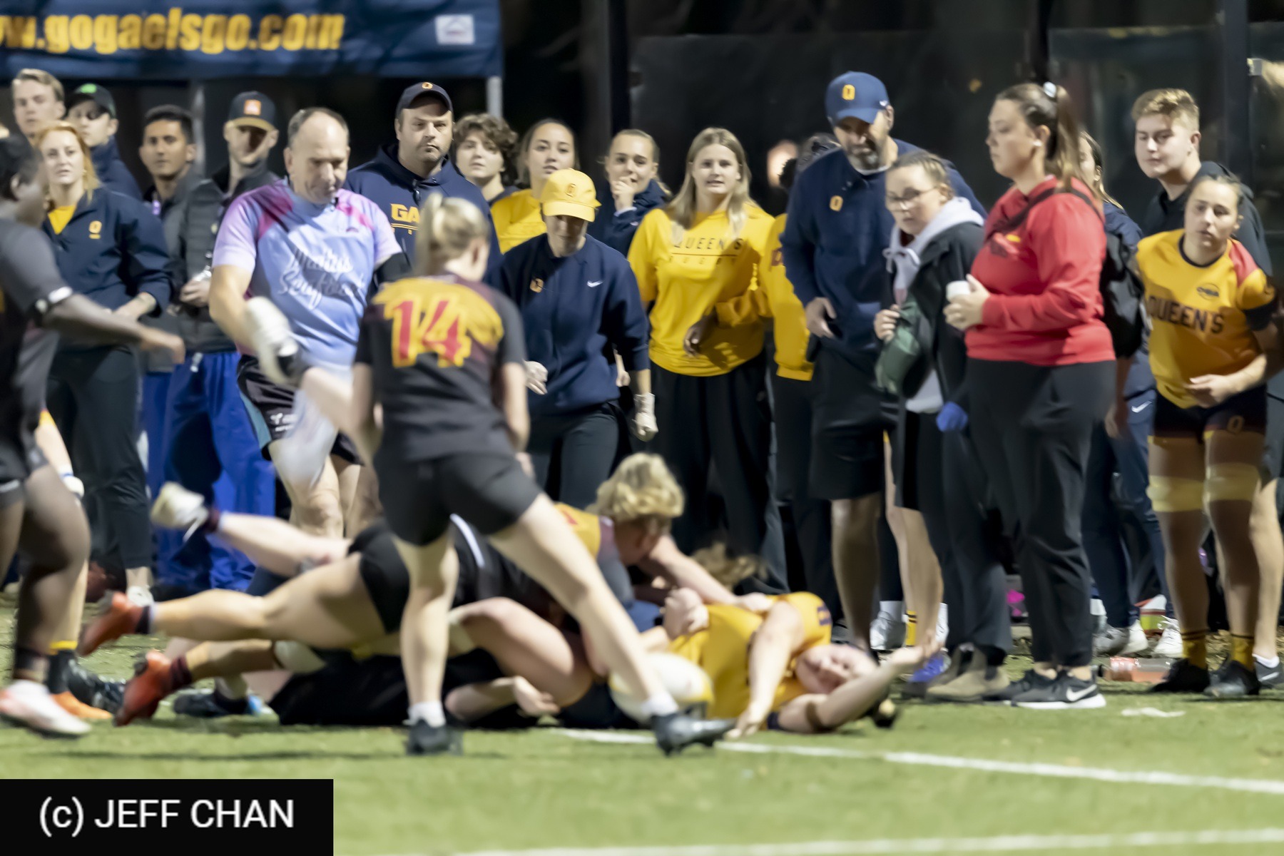  Queen's University - University of Guelph - Rugby - OUA 2023 Queen's (W) vs Guelph Final (#OUW23QWGU10) Photo by: Jeff Chan | Siuxy Sports 2023-10-27