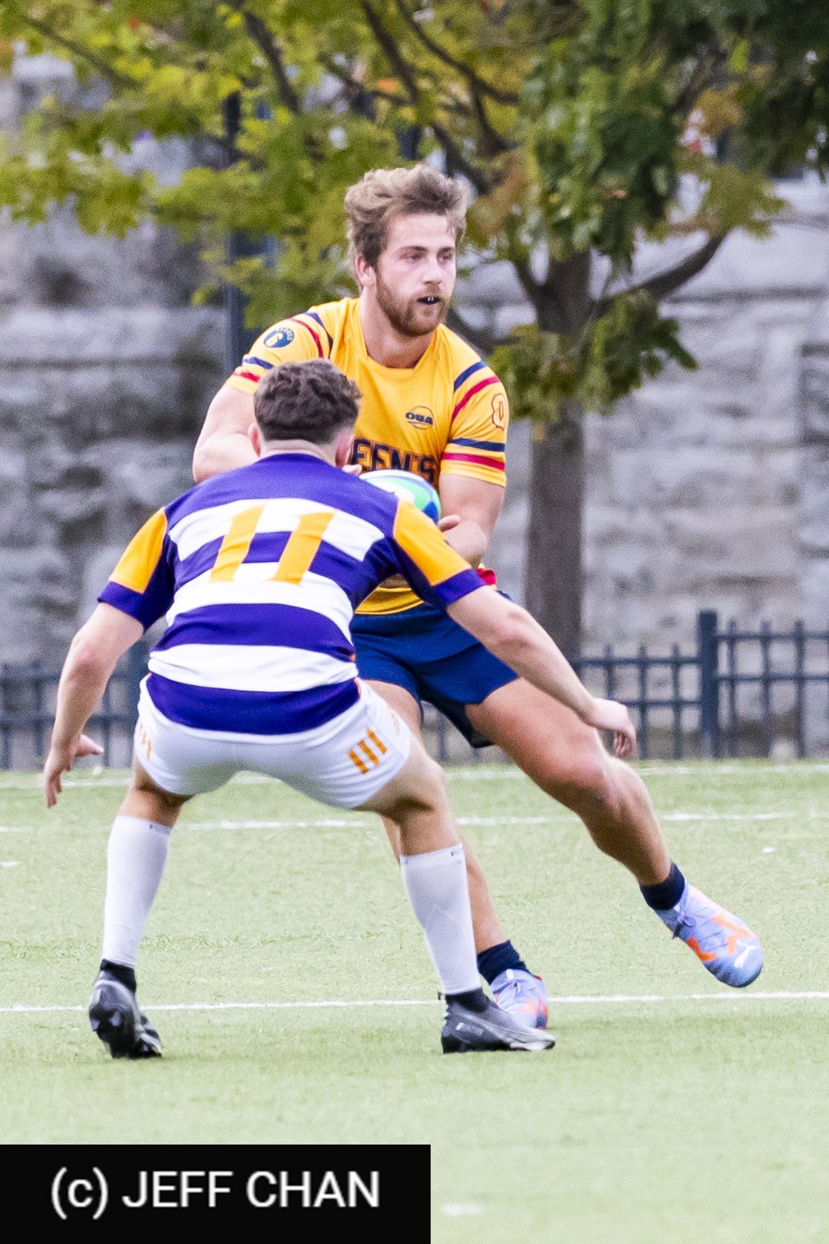  Queen's University - Wilfrid Laurier University - Rugby - OUA 2023 Queen's vs Laurier (#OUA23QULA09) Photo by: Jeff Chan | Siuxy Sports 2023-09-23