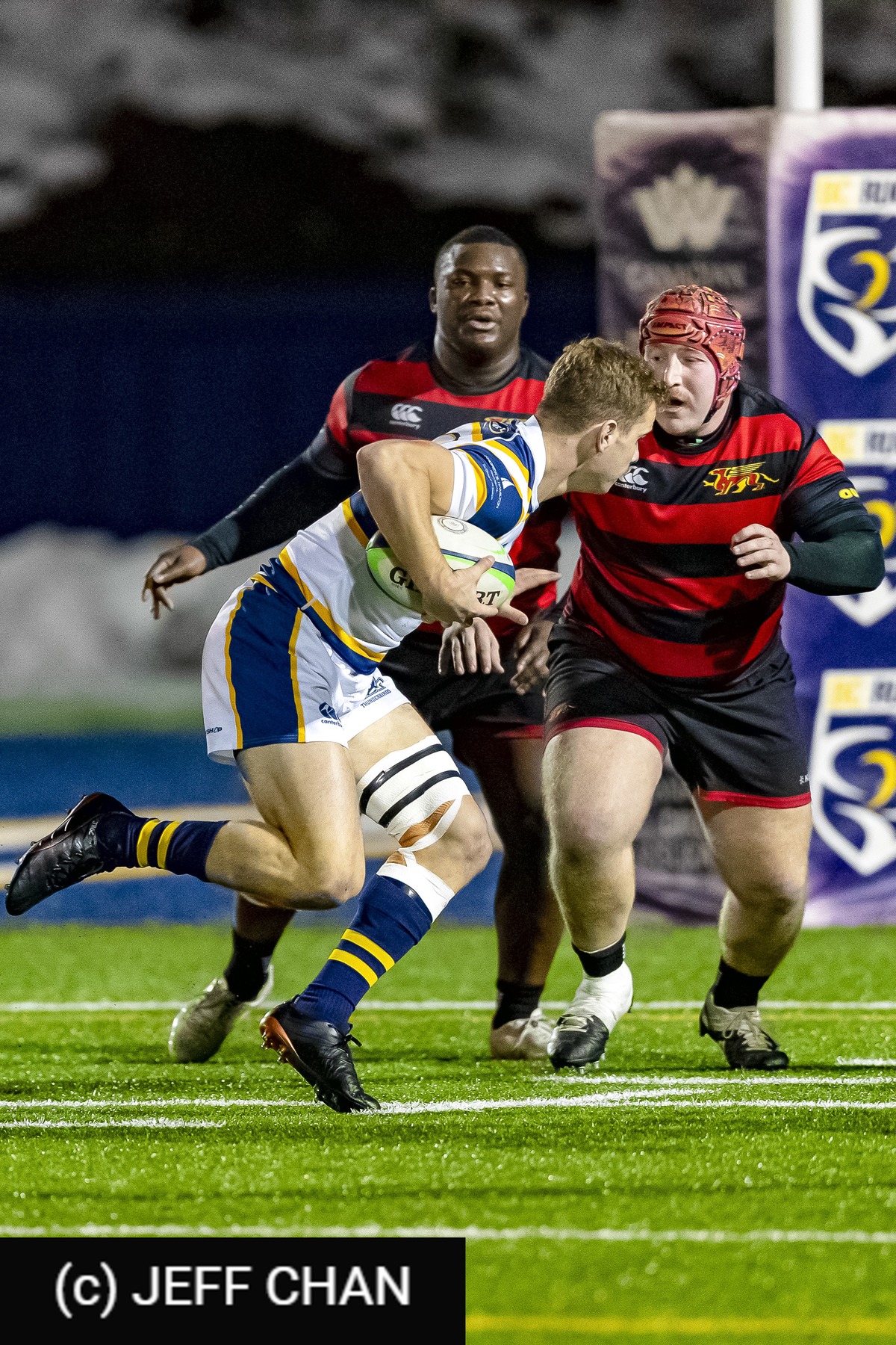 Guershcom MUKENDI -  University of British Columbia - University of Guelph - Rugby - CANUMENS 2022 - U British Columbia vs Guelph -  by Jeff Chan (#CANUMENS2207) Photo by: Jeff Chan | Siuxy Sports 2022-12-02