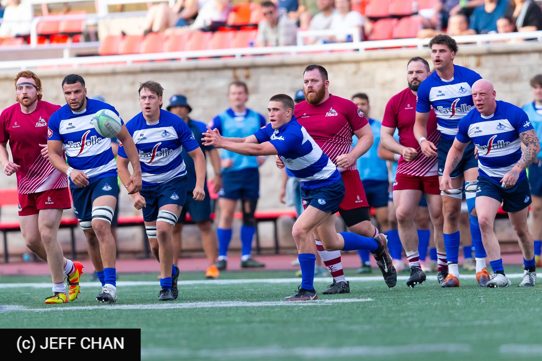 Maxime SAUVAGE -  Équipe Québec Senior Masculin - Newfoundland Rock - Rugby - ECRC 2024 - Rugby Québec vs Rock Newfoundland - Match by Jeff Chan (#ECRC24QNF09) Photo by: Jeff Chan | Siuxy Sports 2024-06-02