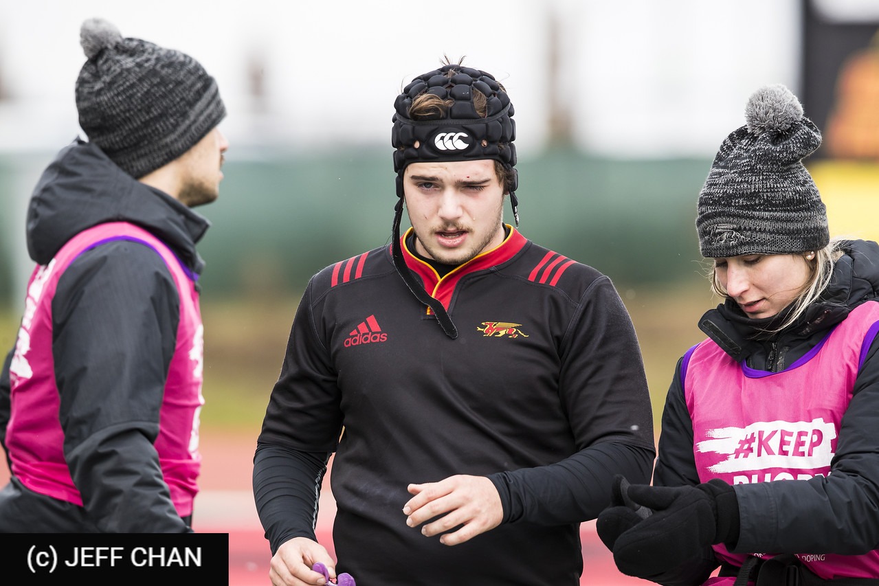 Alexander CHAFFEY -  University of Guelph - McMaster University - Rugby - CANUMENS 2017 - U Guelph vs McMaster U - Bronze Game by Jeff Chan (#CANUMENS1707) Photo by: Jeff Chan | Siuxy Sports 2017-11-19