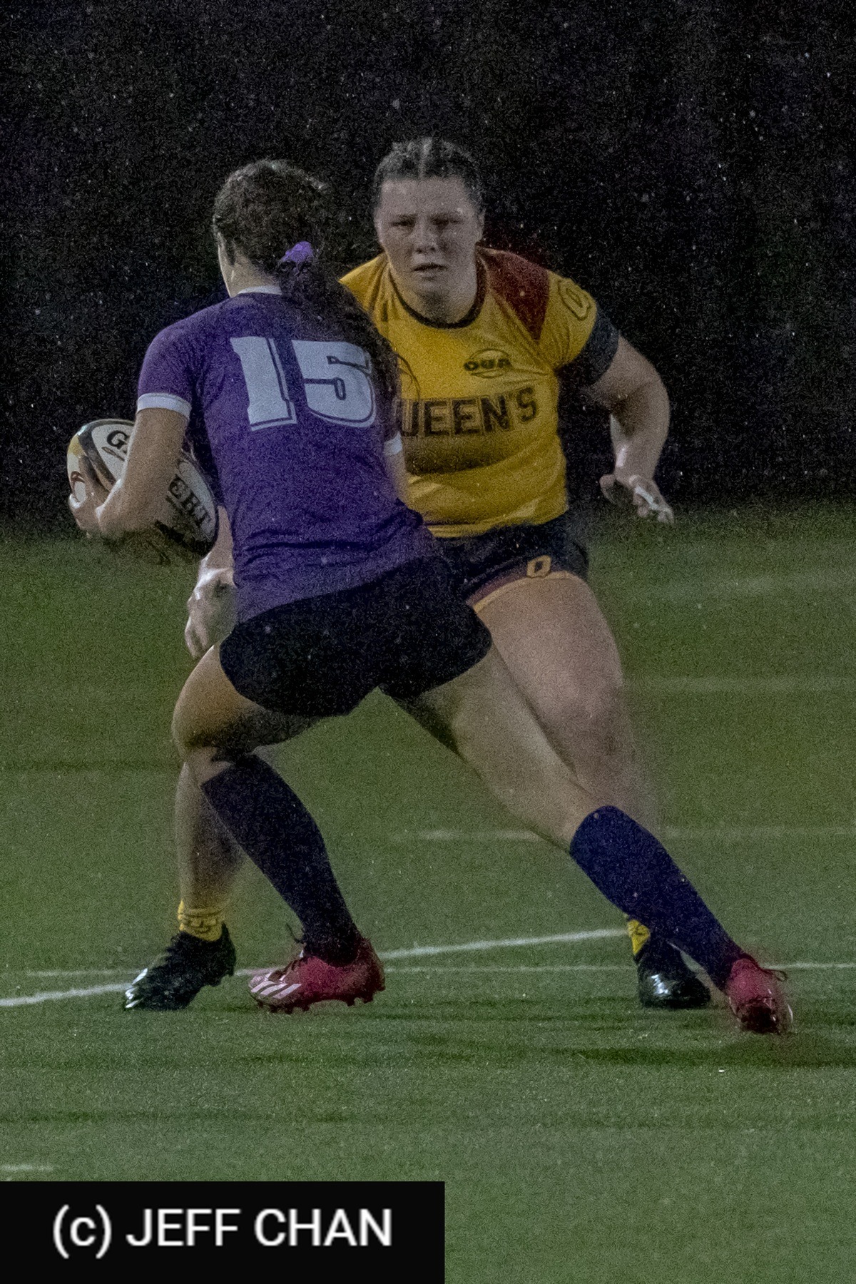  Queen's University - University of Western Ontario - Rugby - OUA 2023 Queen's (W) vs Western Semi (#OUW23QWWE10) Photo by: Jeff Chan | Siuxy Sports 2023-10-20