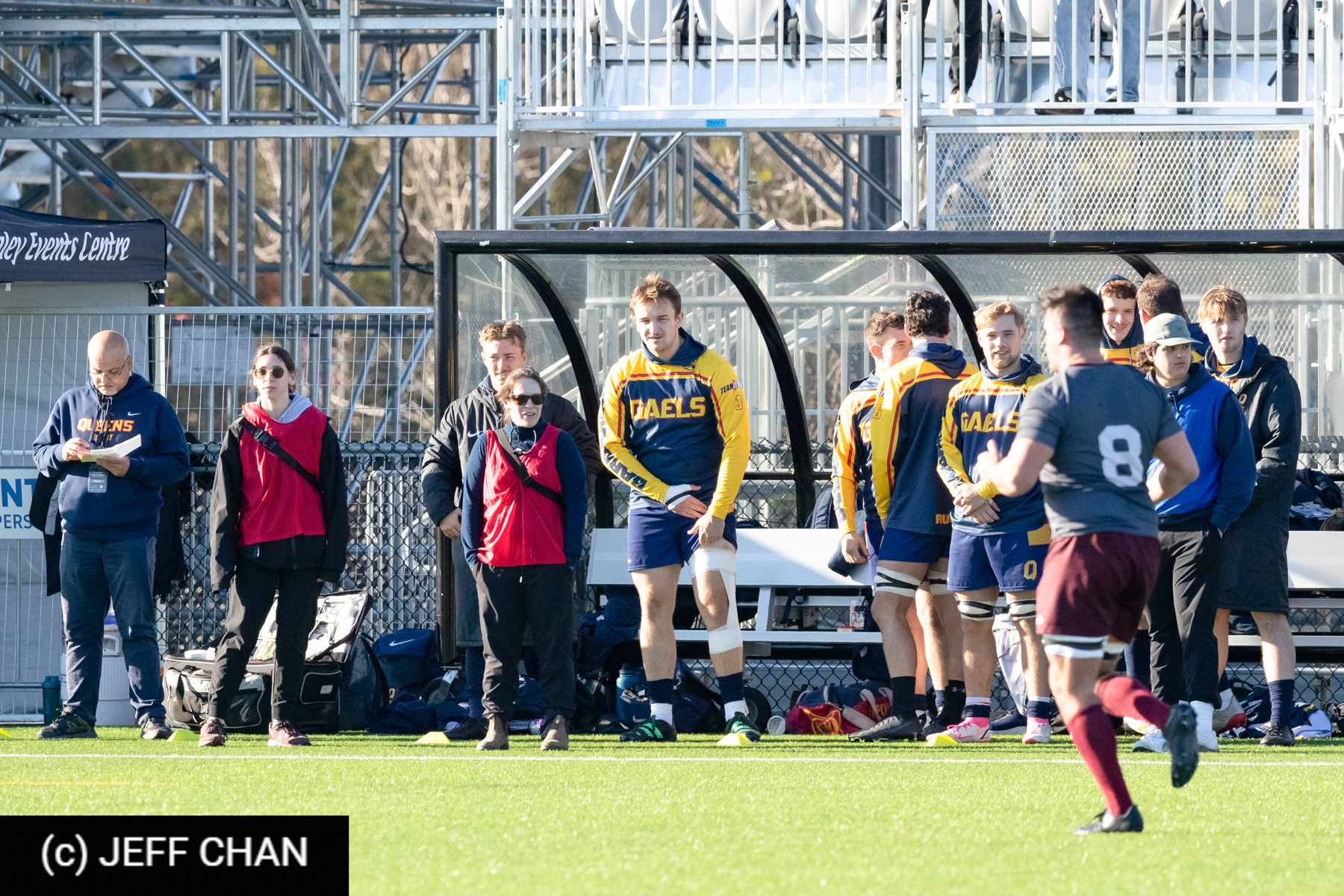 Charles KNAPP DICK - Clancy WOOD-HODGINS -  Queen's University - Université Ottawa - Rugby - CANUMENS 2023 - Semi final - Queen's vs U Ottawa by Jeff Chan (#CANUMENS2305) Photo by: Jeff Chan | Siuxy Sports 2023-11-17